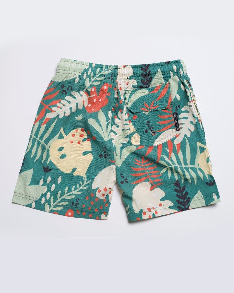 Abstract Leaf Swim Short - Youth - Image 2