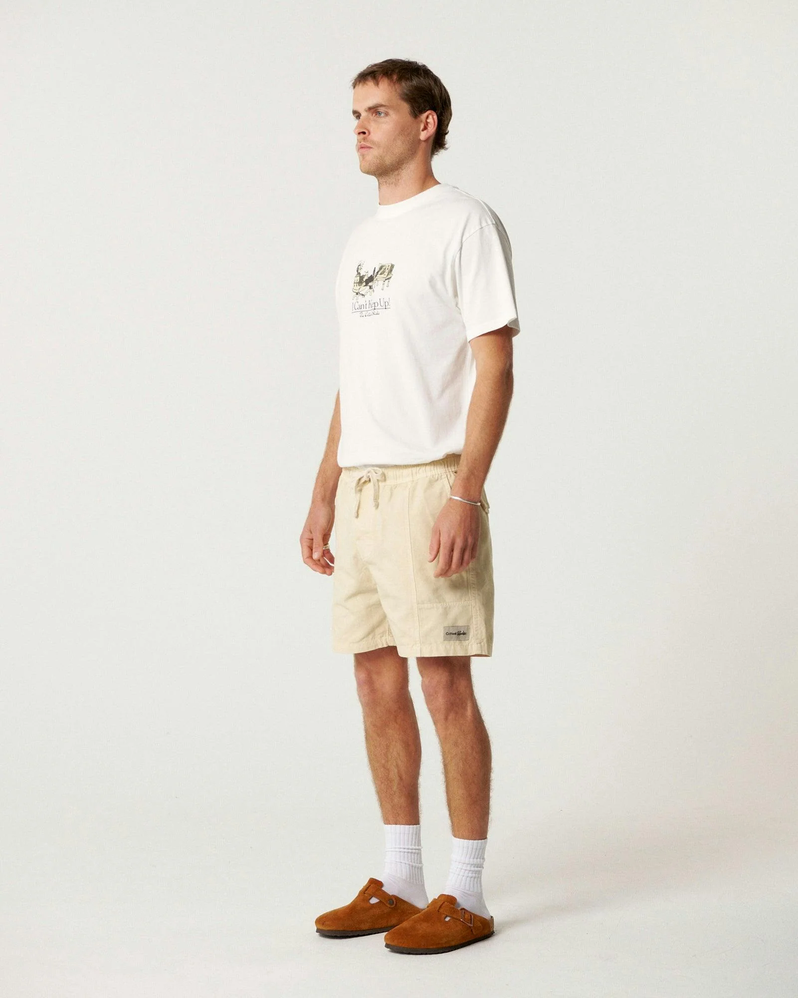 All Day Canvas Short - Ecru - Image 2