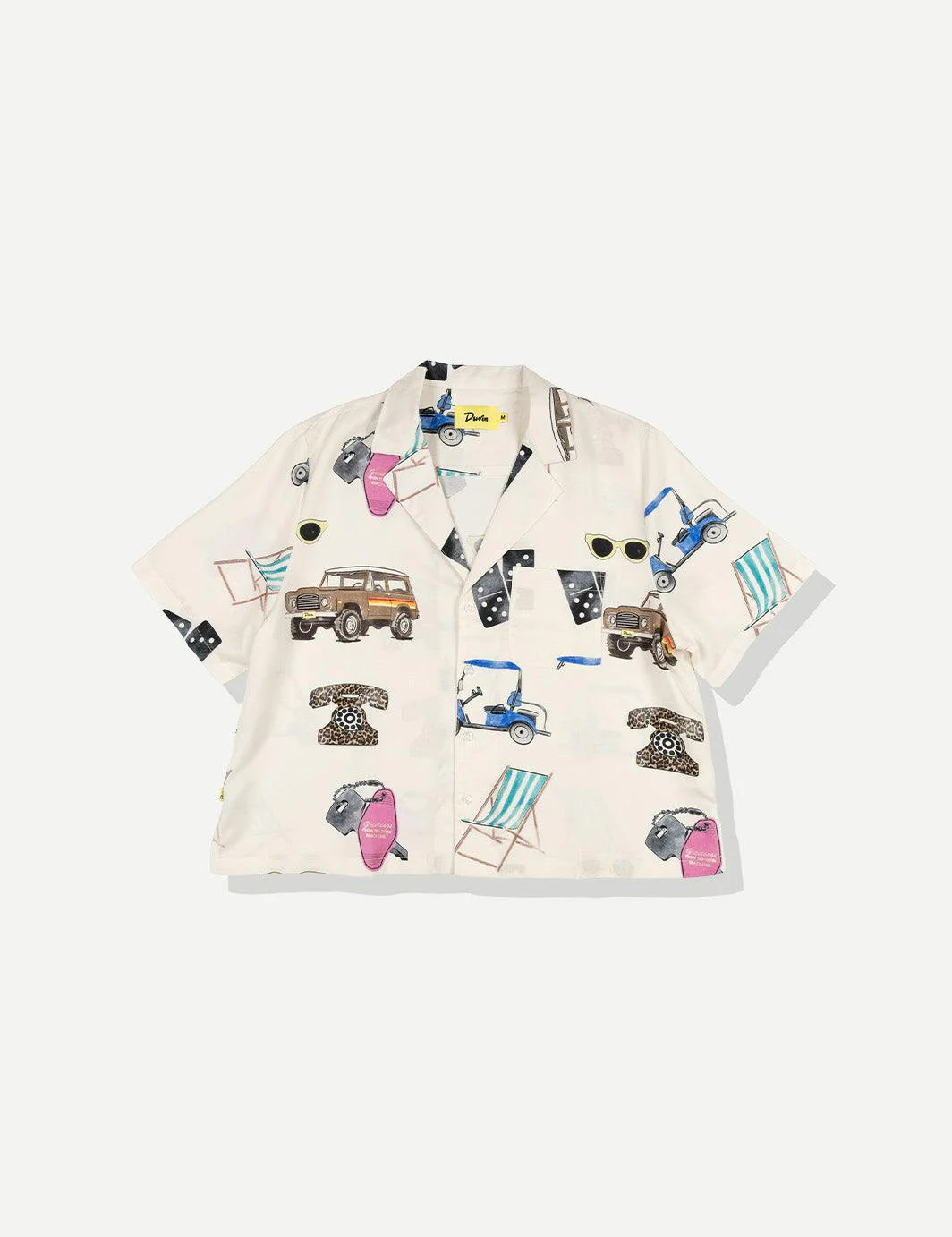 Beach Icon Crop Buttonup