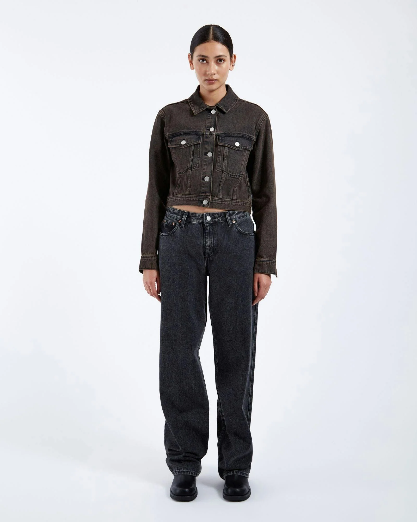 Becky Jacket - Jet Brown - Image 4