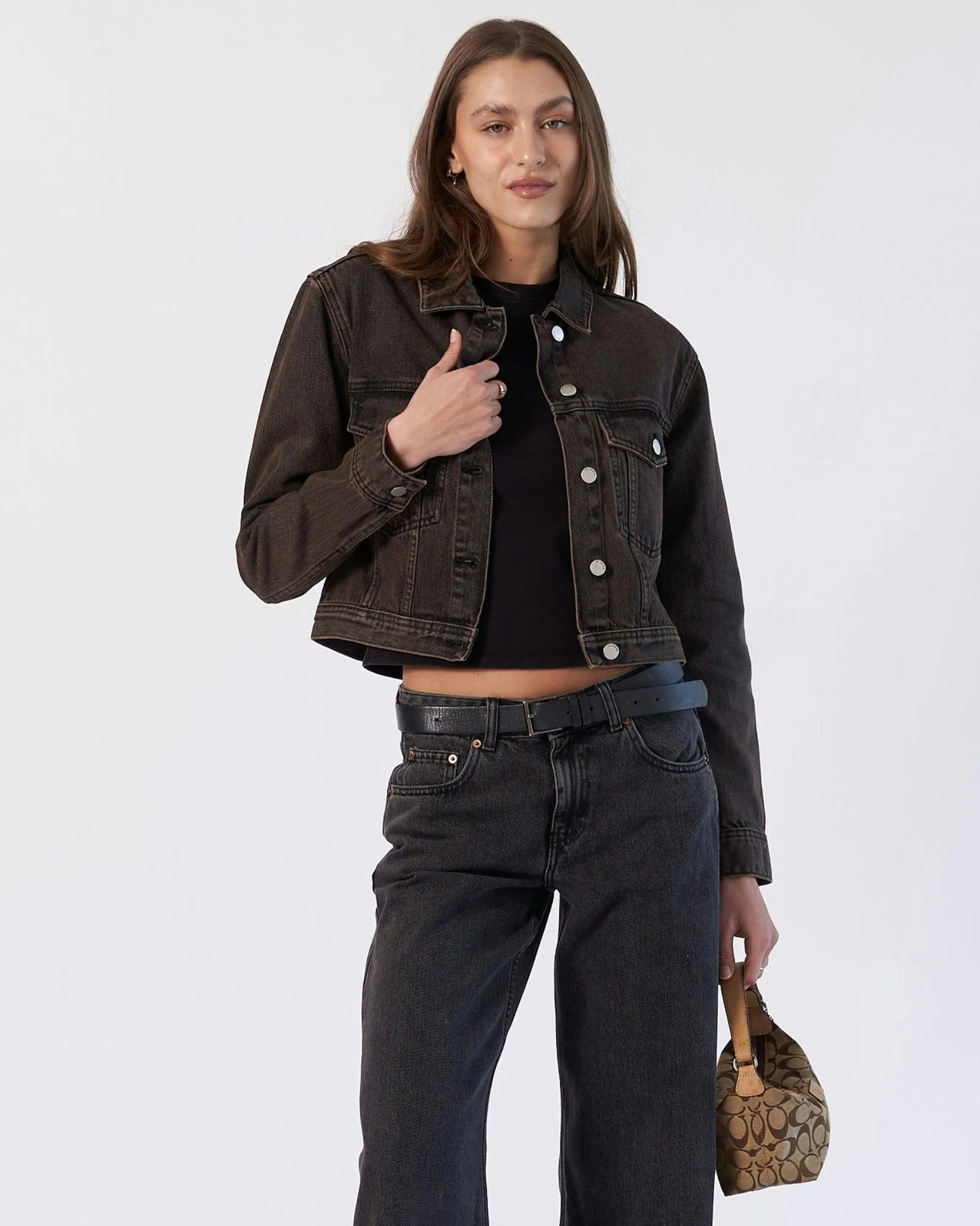 Becky Jacket - Jet Brown - Image 6