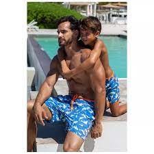 Belize Koi Swim Shorts Cornflower Kids - Image 2