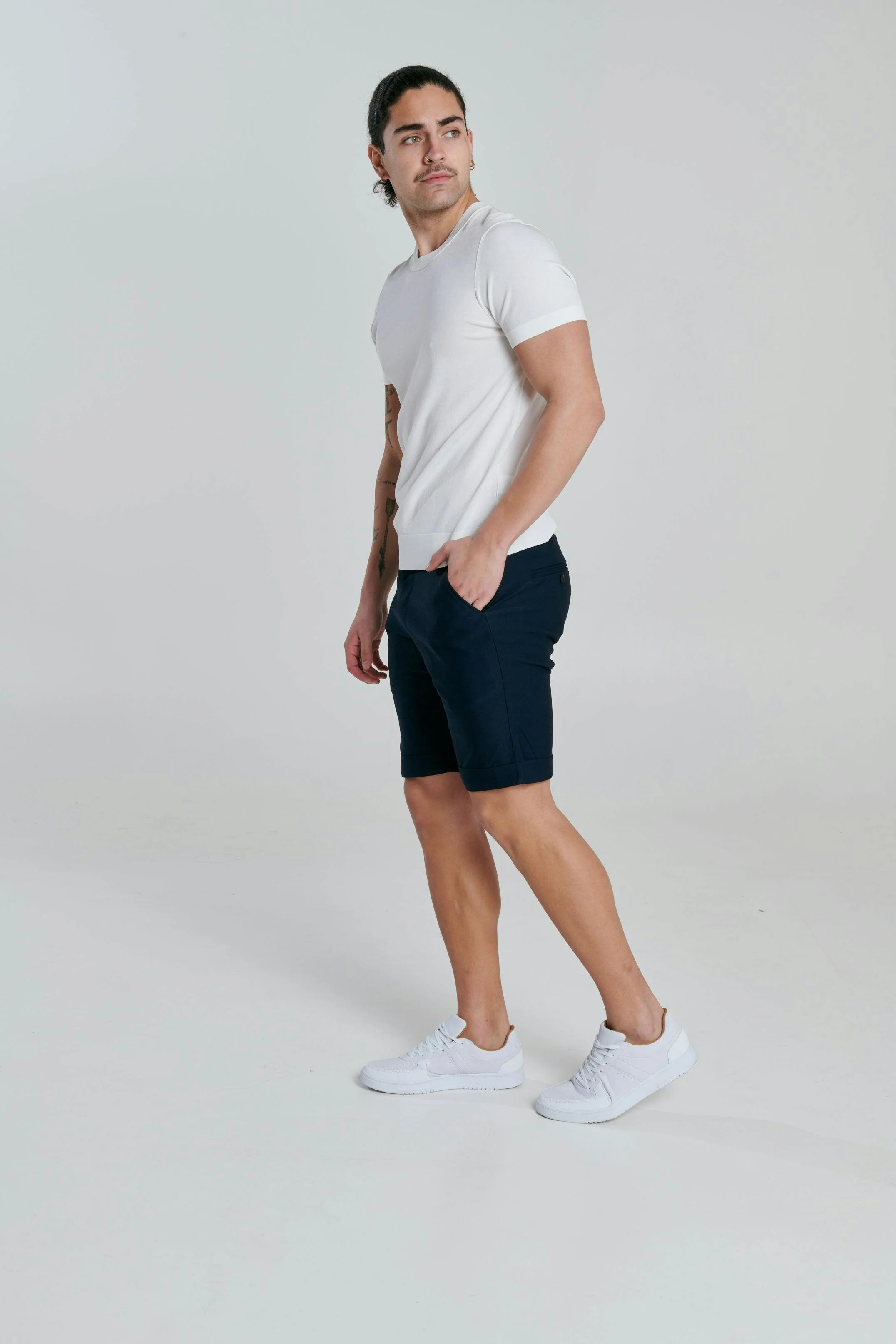 BIRMINGHAM Navy Pant Short - Image 3
