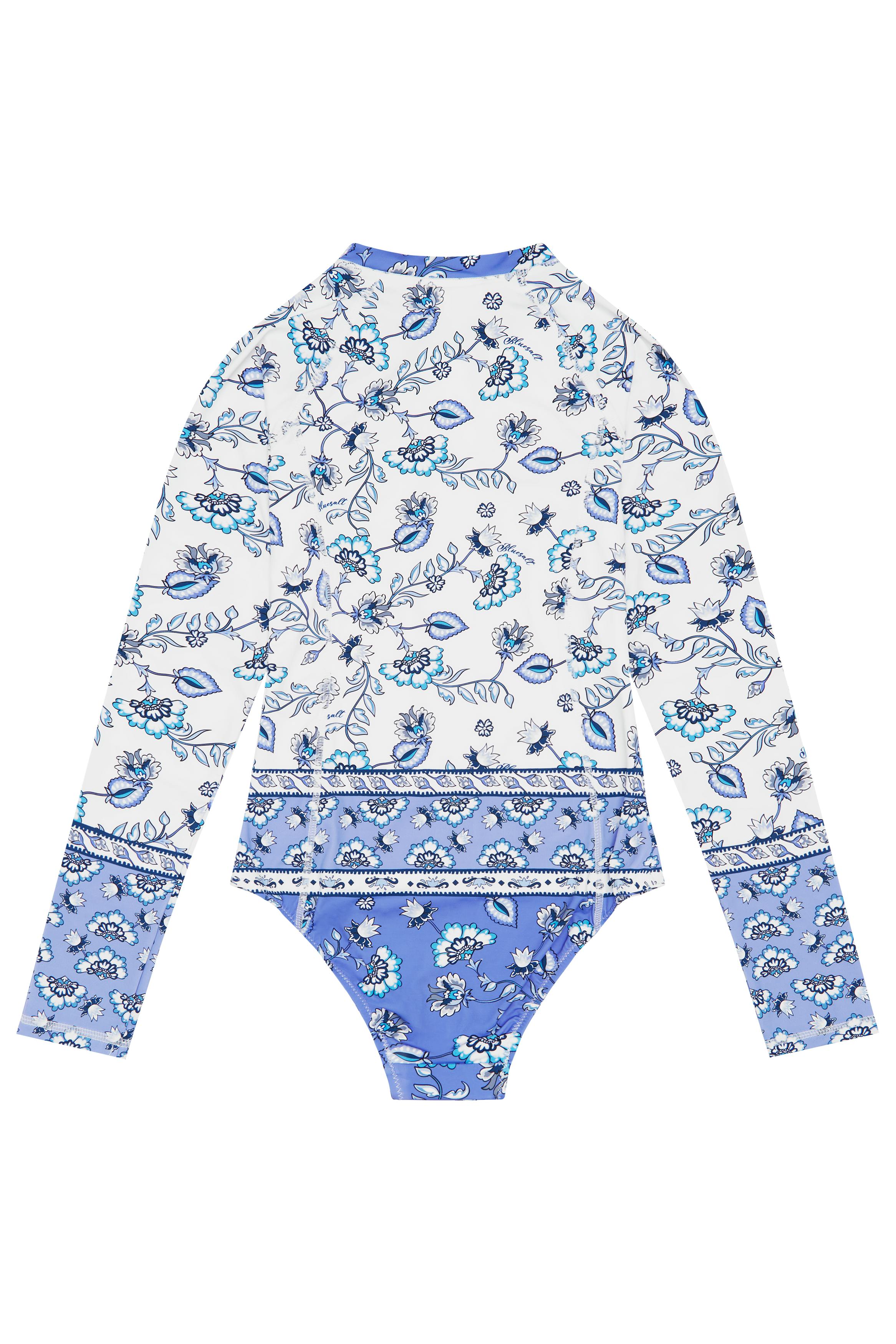 Boho Print One Piece Surf Swimsuit - Image 4