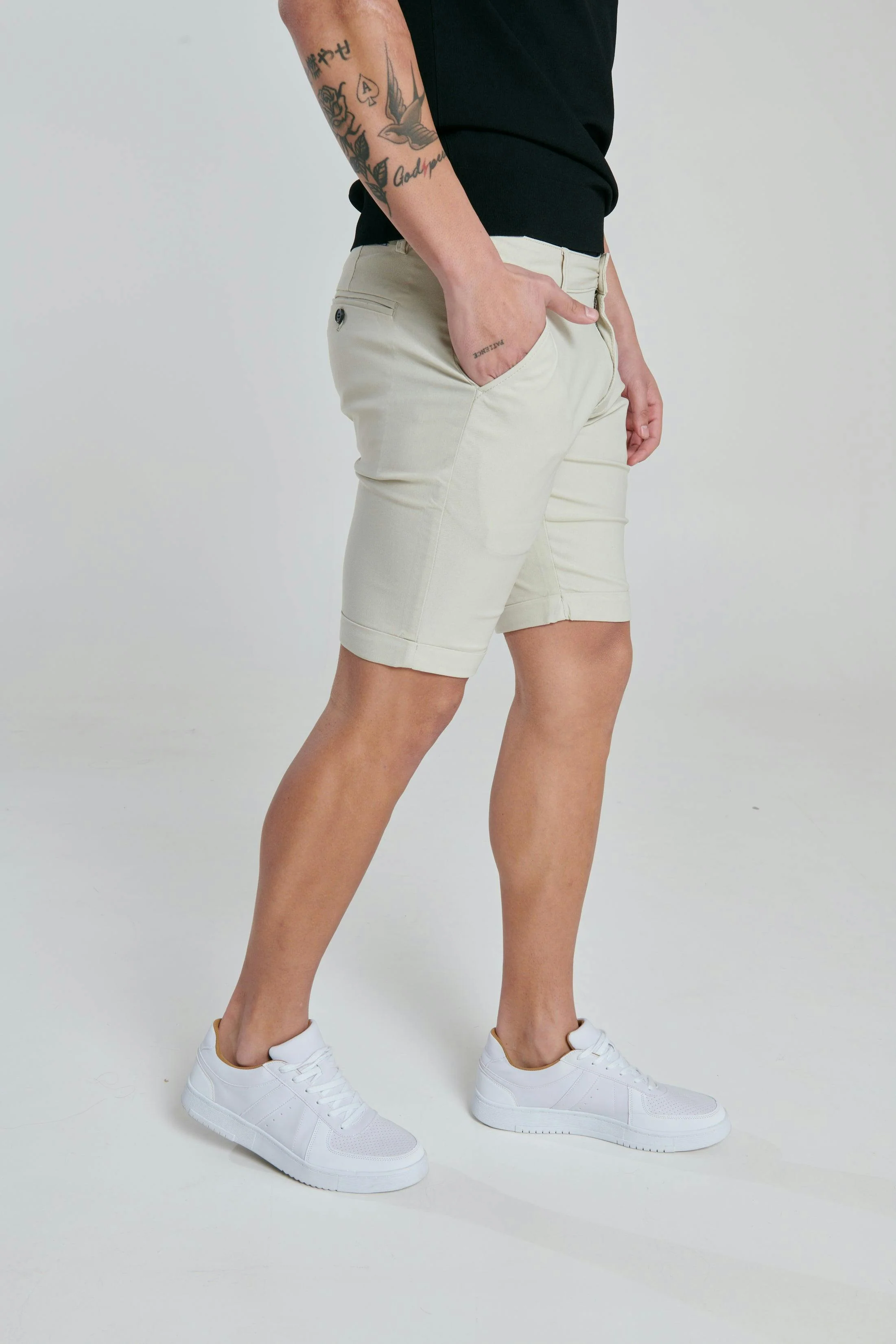 BRISTOL Cream Pant Short - Image 4