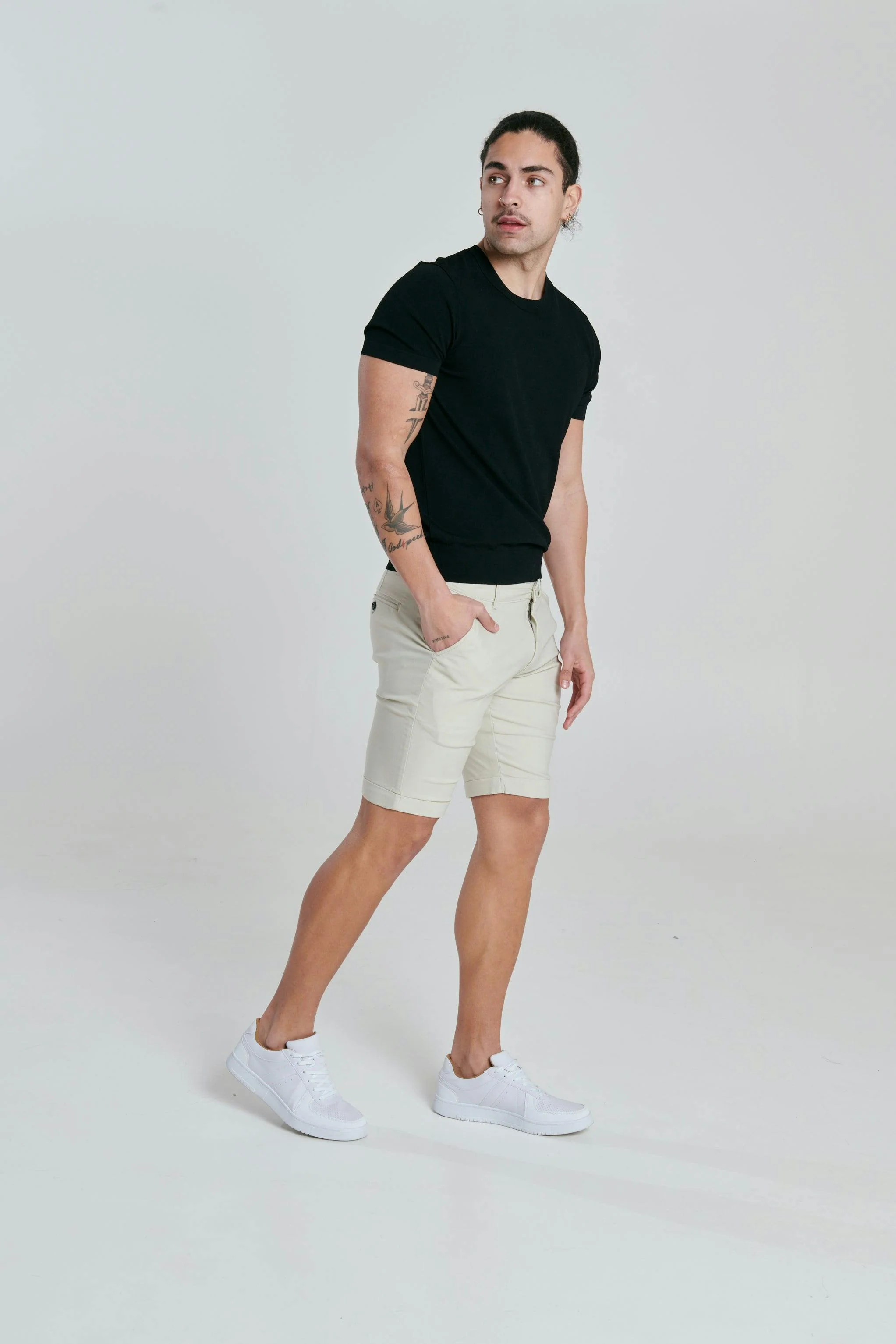 BRISTOL Cream Pant Short - Image 6
