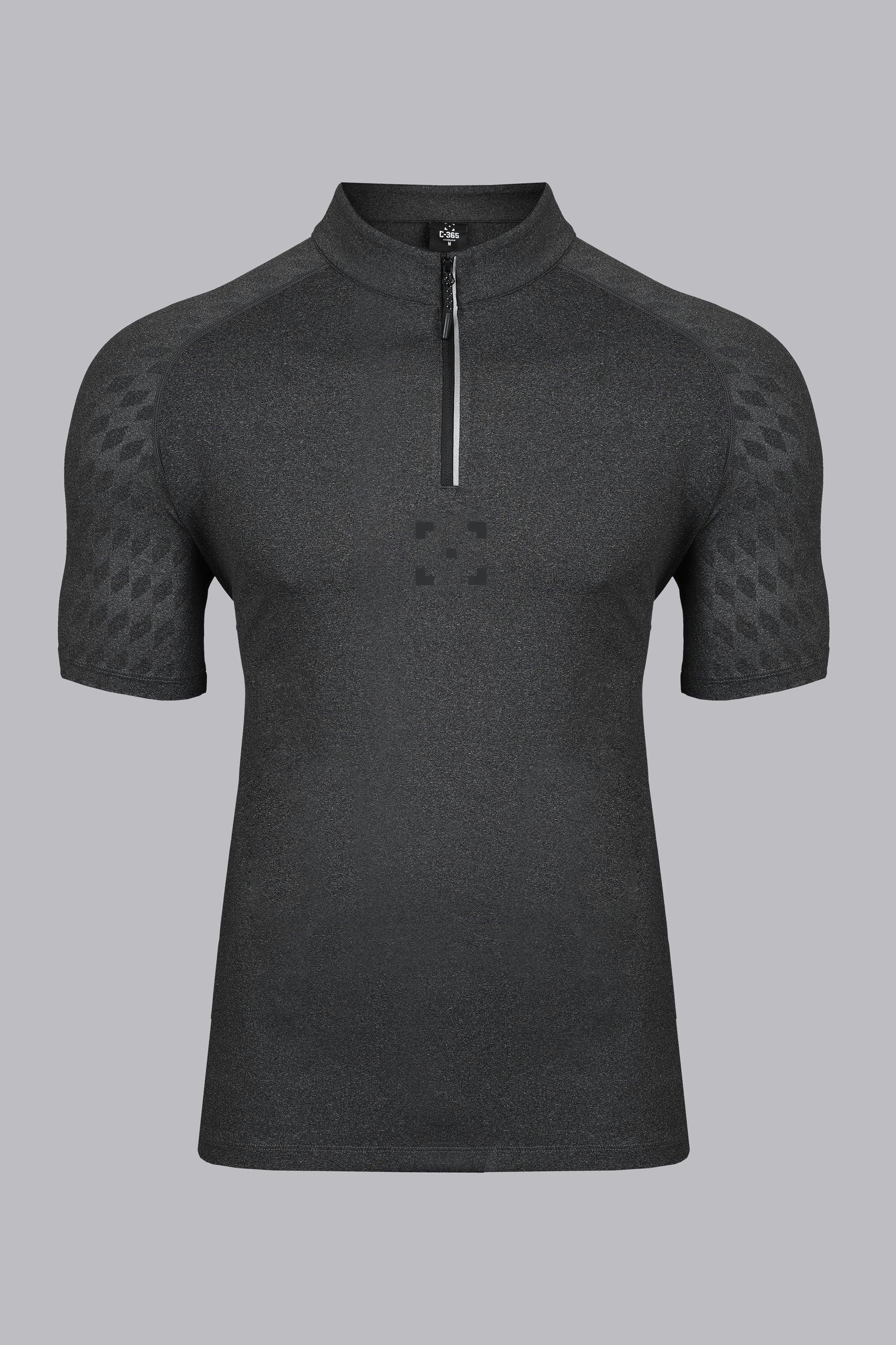 C-365 Motion Zip Tee (Model 823302) - Grey