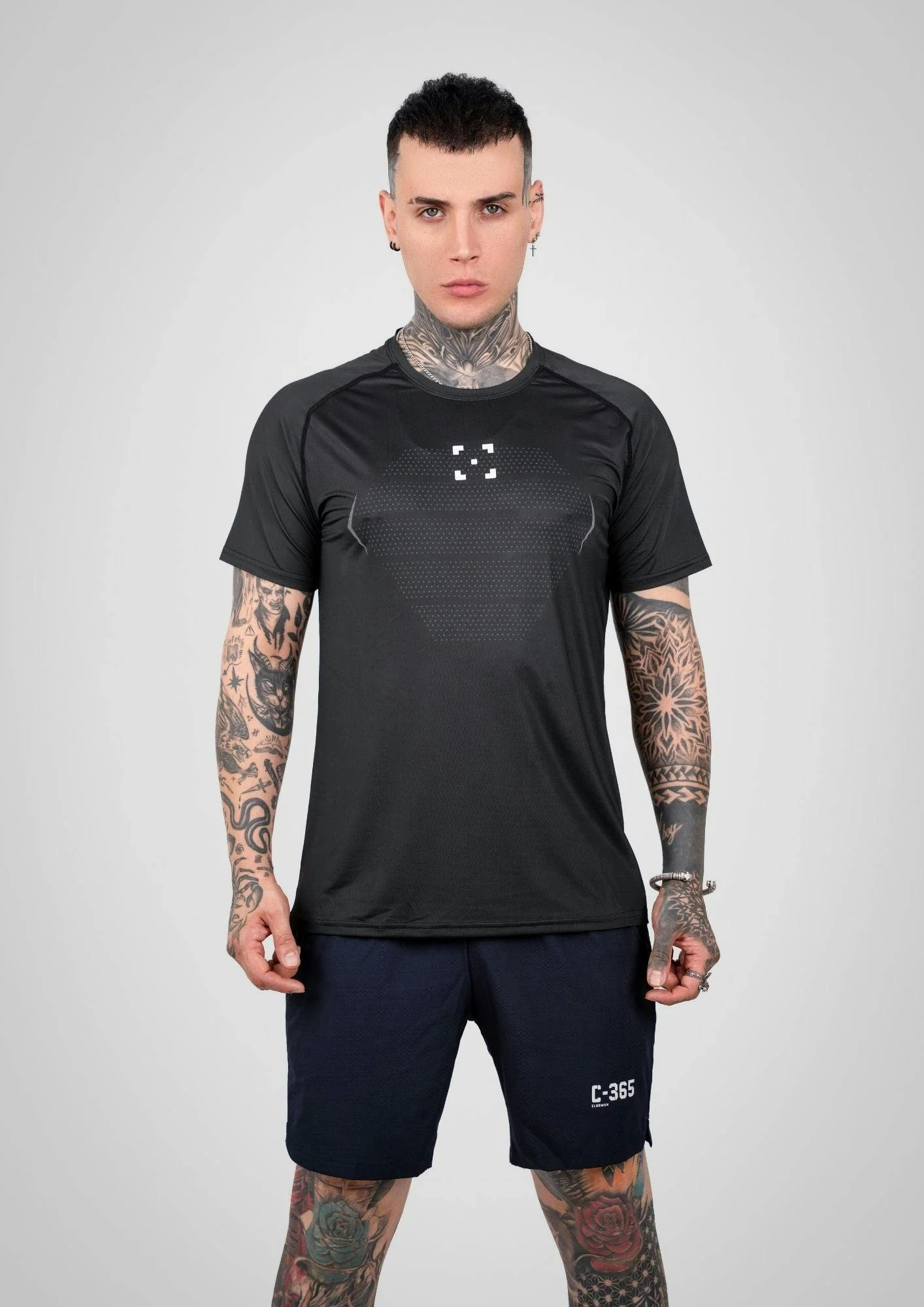 C-365 Performance Tee (Model 324305) - Black - Image 5