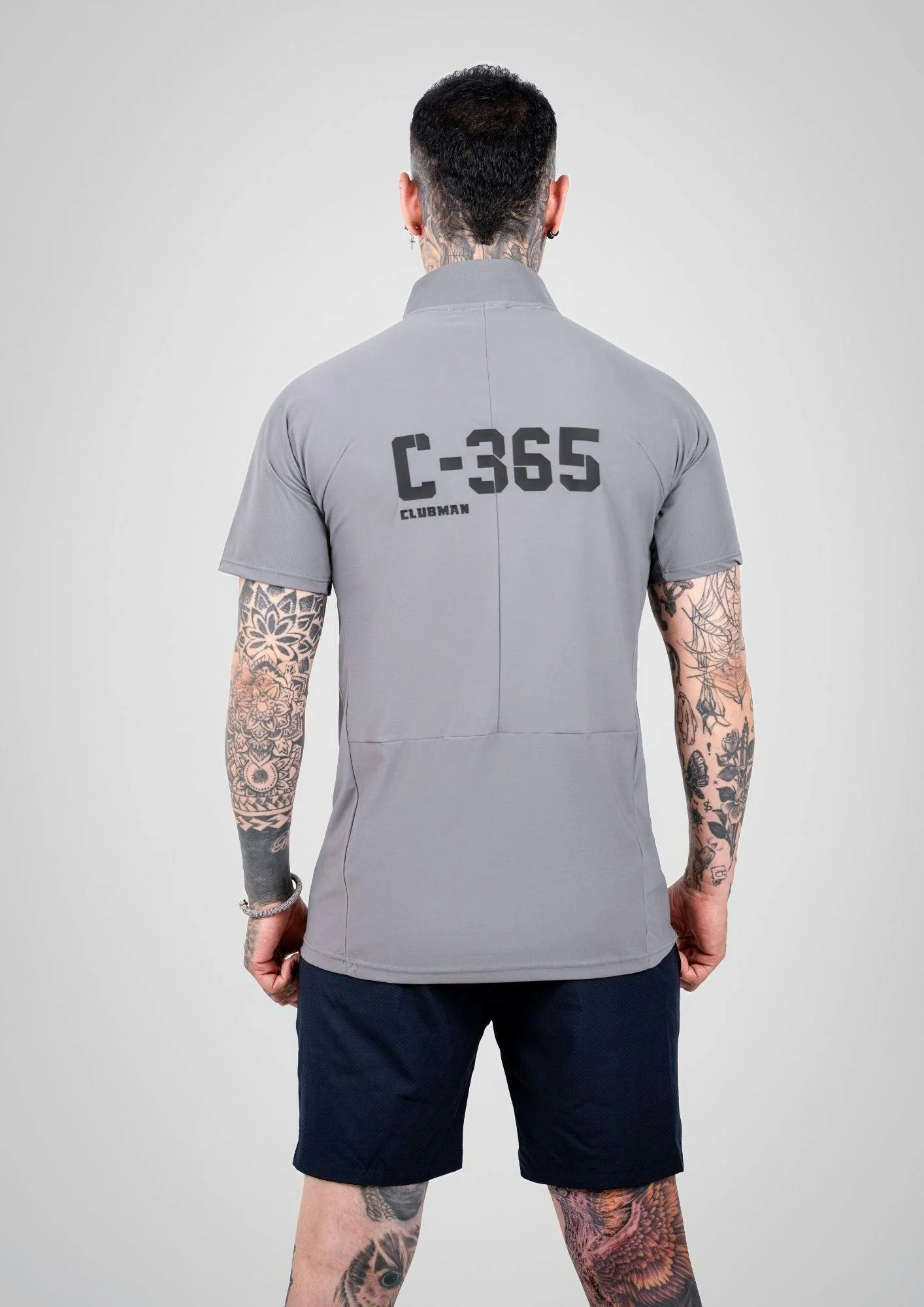 C-365 Strike Zip Tee (Model 825321) - Grey - Image 4