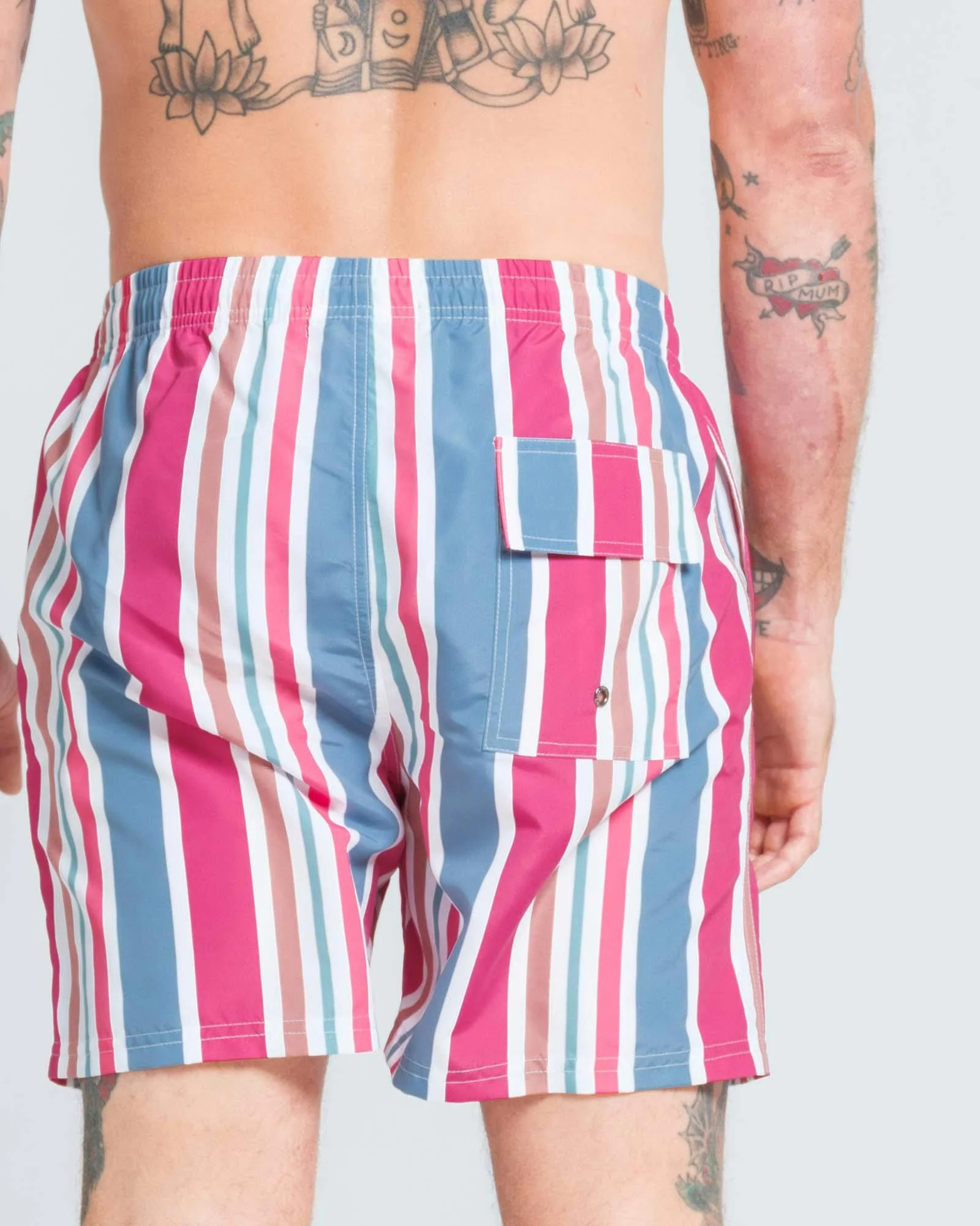 Candy Stripe Swim Short - Image 2
