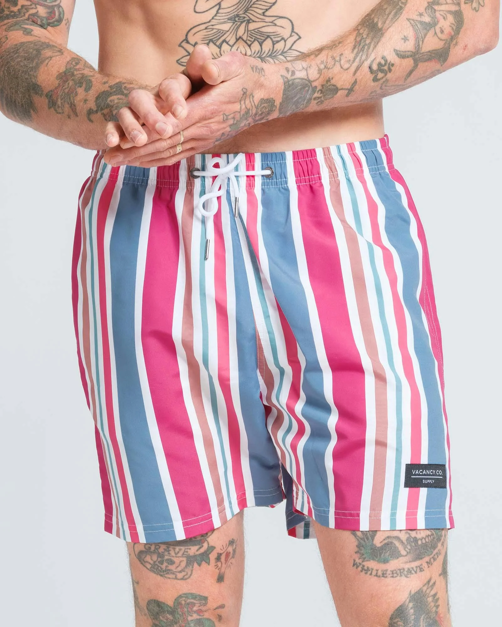 Candy Stripe Swim Short - Image 3