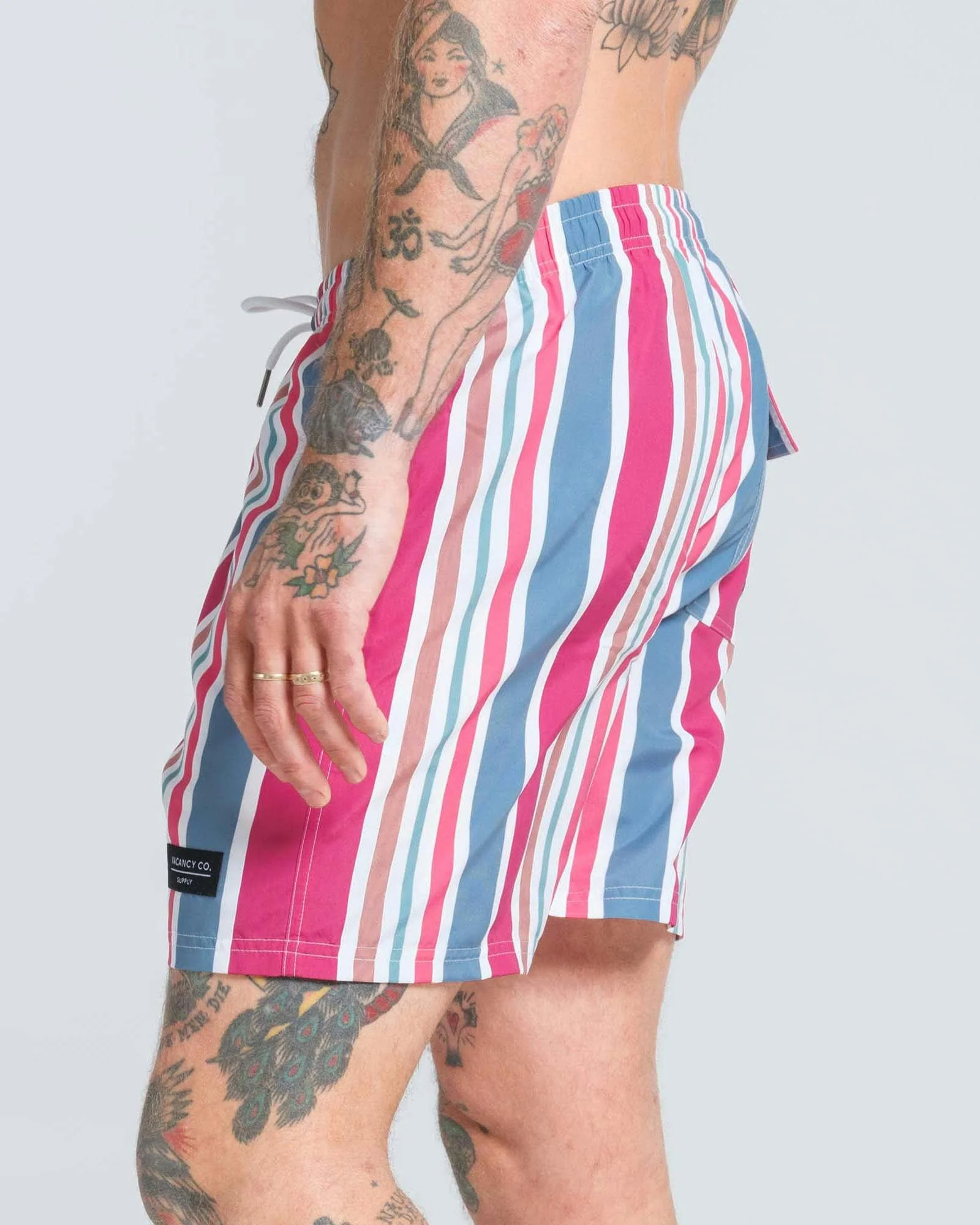 Candy Stripe Swim Short - Image 4