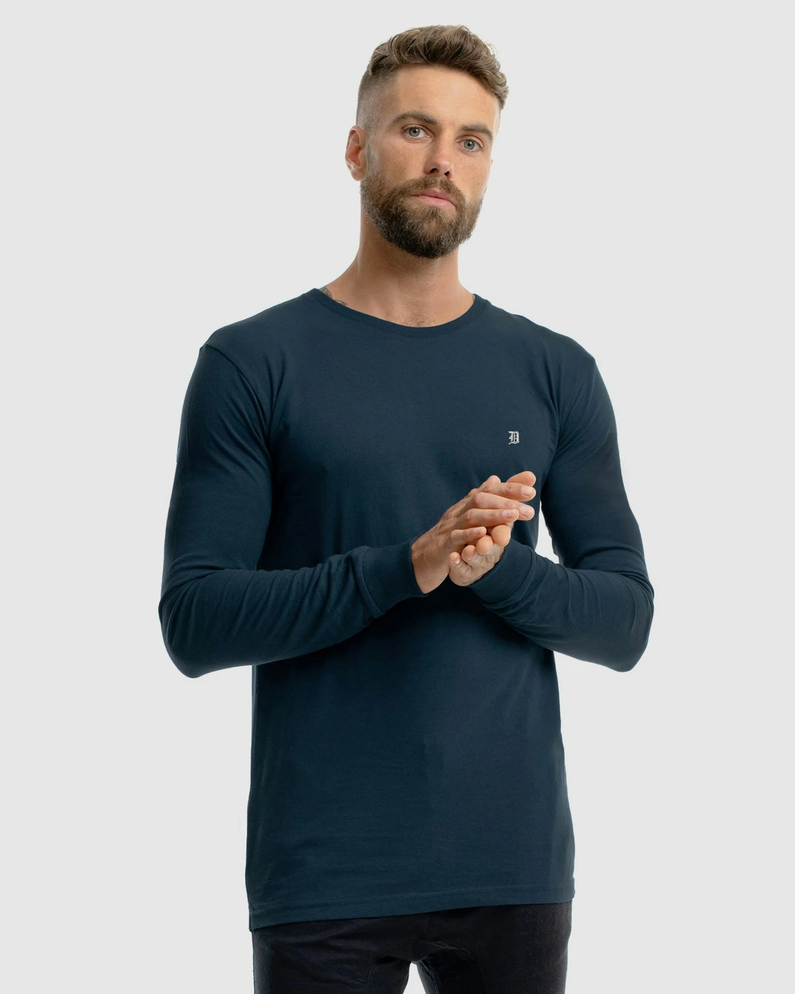 Classic Embroidery Long Sleeve Tee