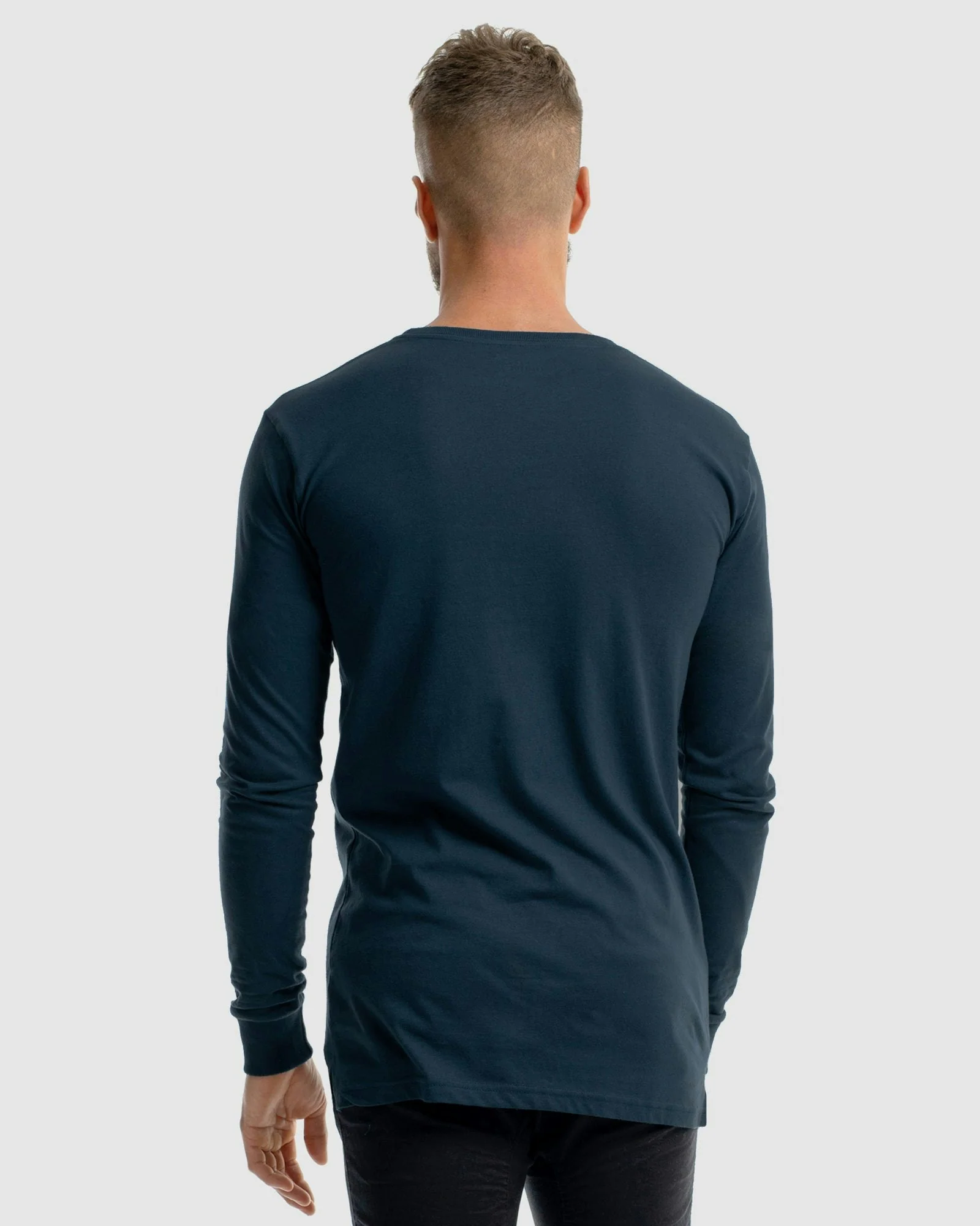 Classic Embroidery Long Sleeve Tee - Image 2