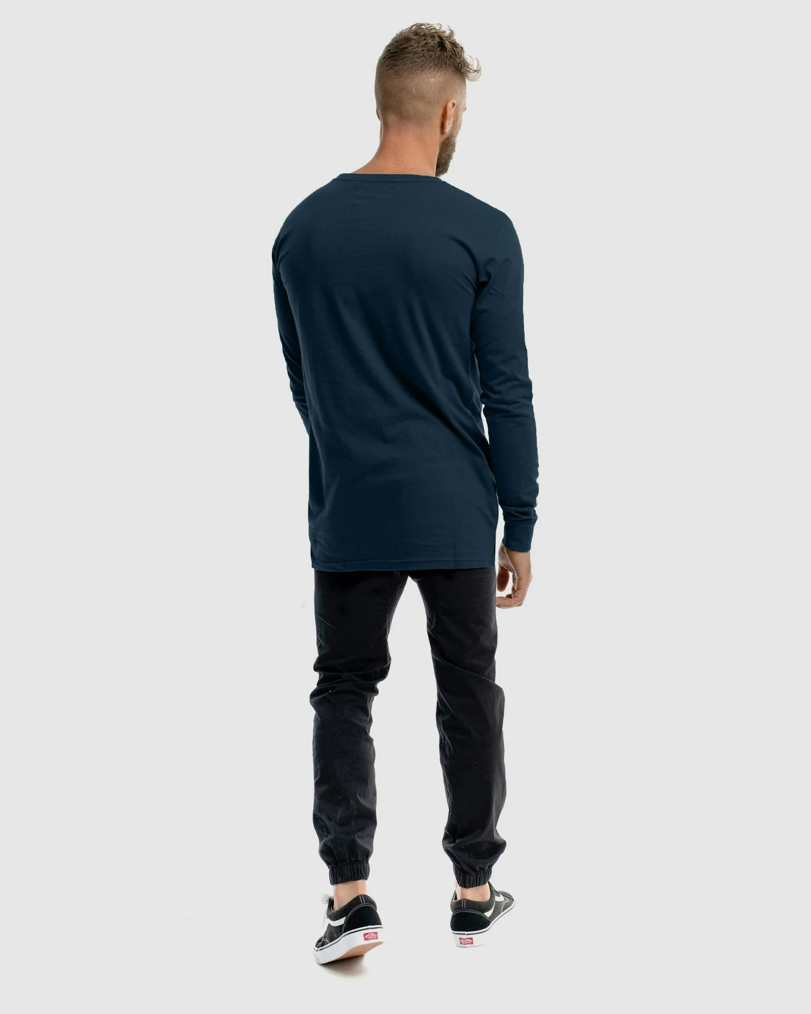 Classic Embroidery Long Sleeve Tee - Image 6