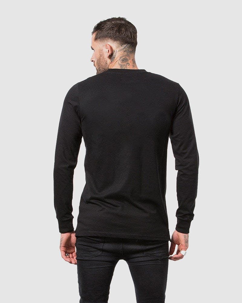 Classic Embroidery Long Sleeve Tee - Image 2