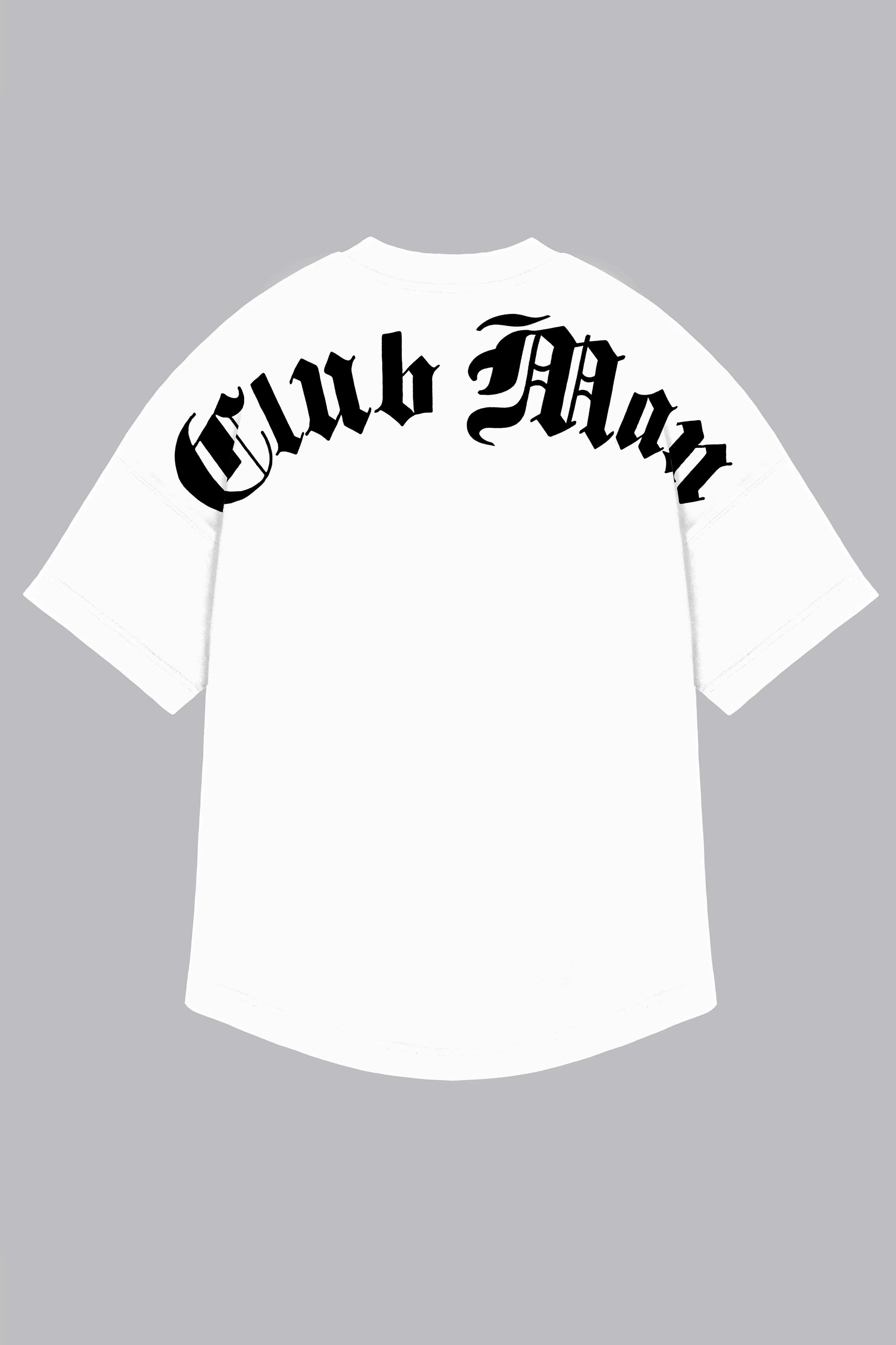 CLUBMAN Oversized 'Monochrome Signature' T-shirt - Image 2