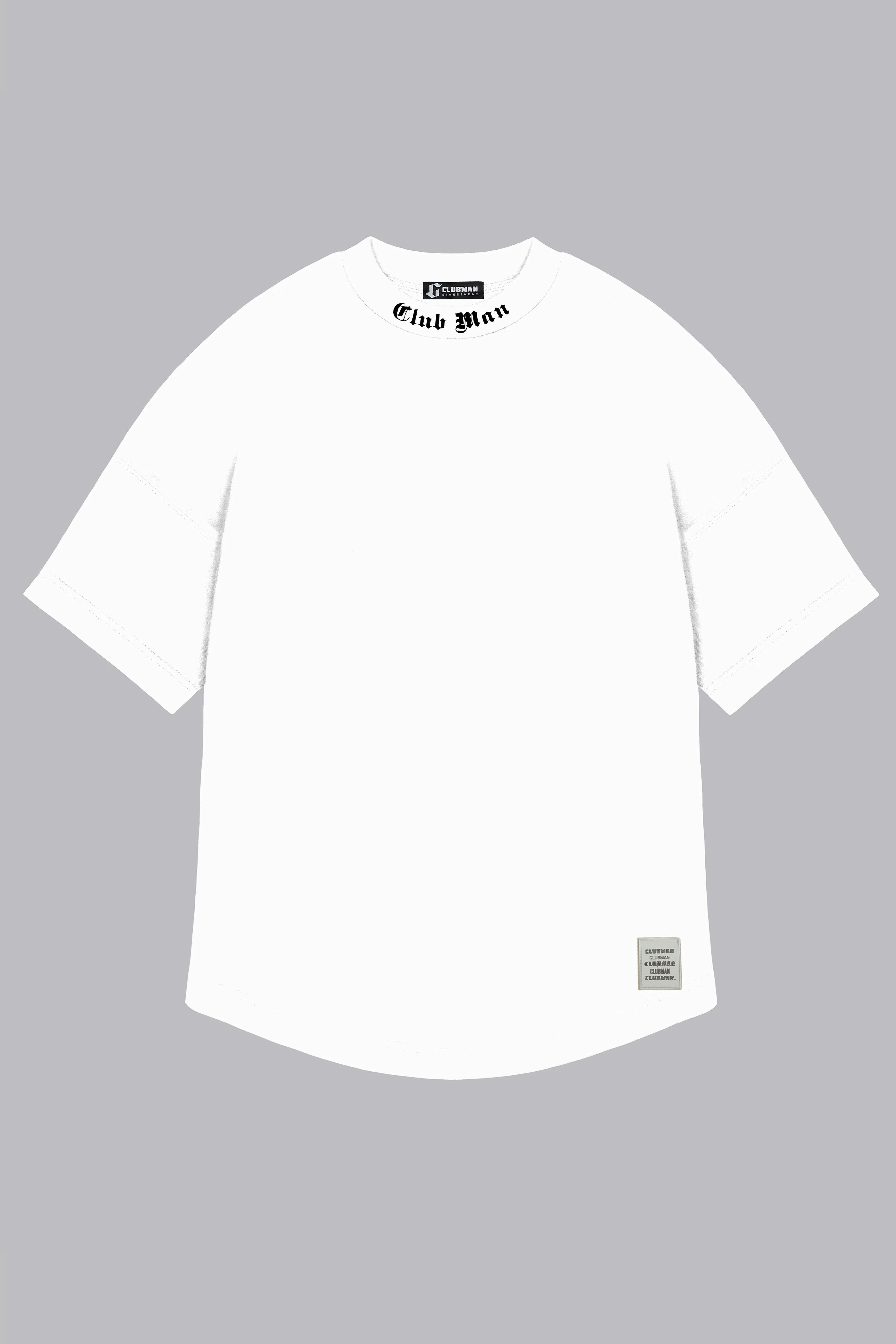 CLUBMAN Oversized 'Monochrome Signature' T-shirt - Image 3