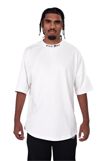 CLUBMAN Oversized 'Monochrome Signature' T-shirt - Image 4