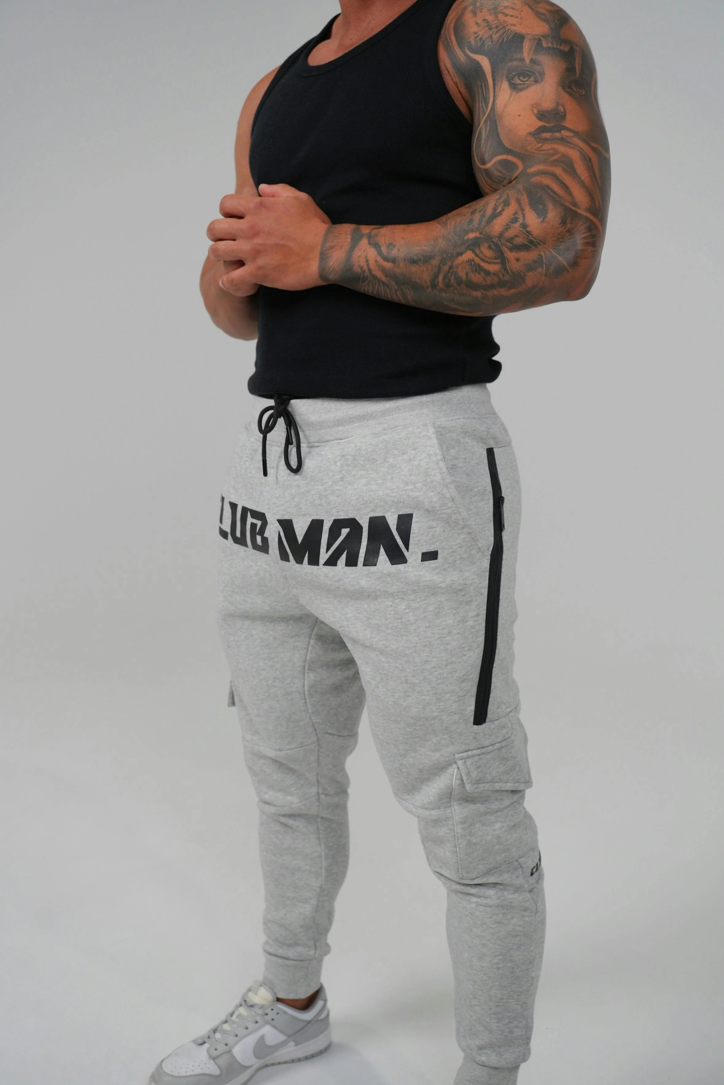 Clubman ‘Shadow stone’ Cargo Trackies - Image 4