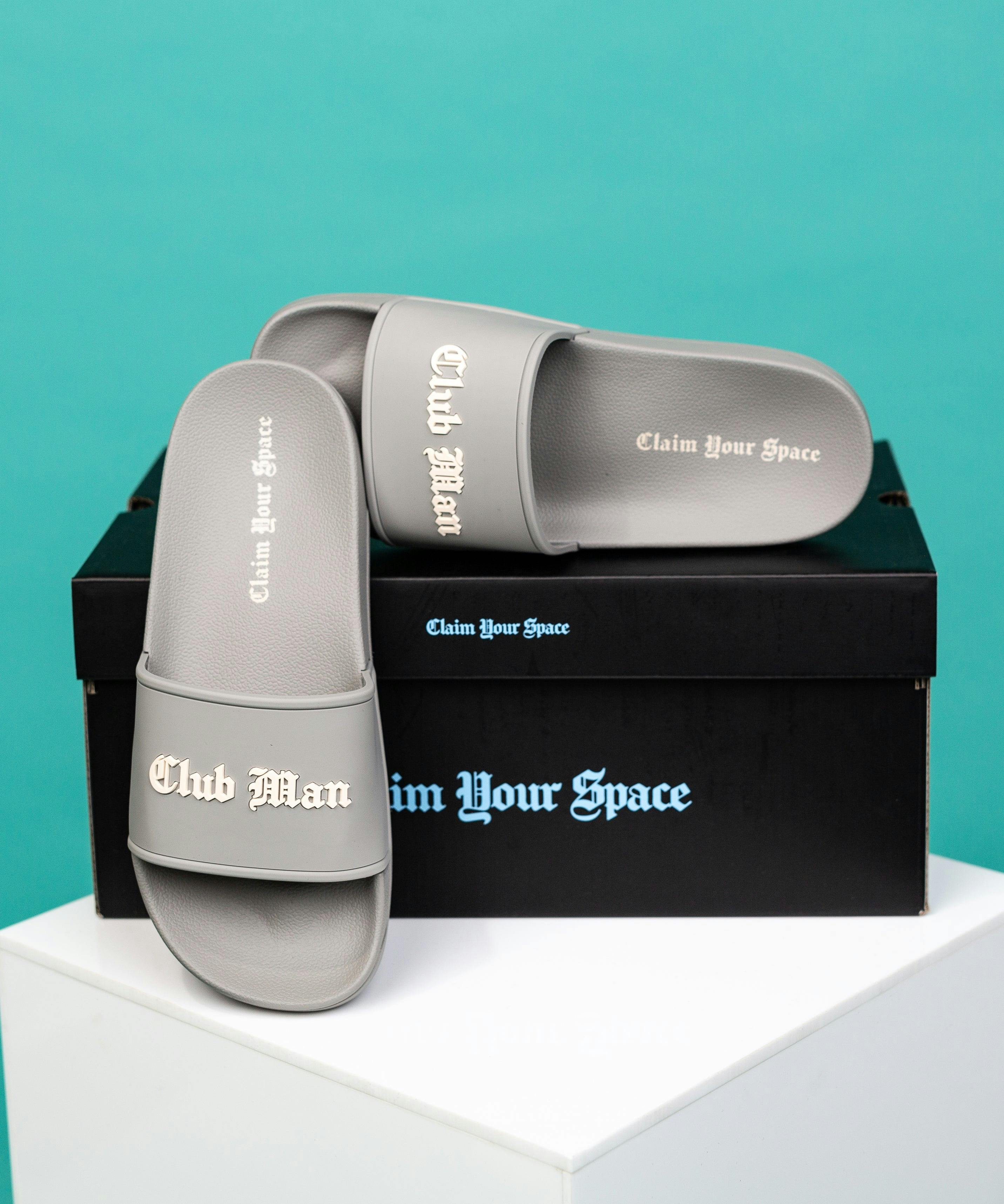 Clubman 'Steel Grey' Slides - Image 5