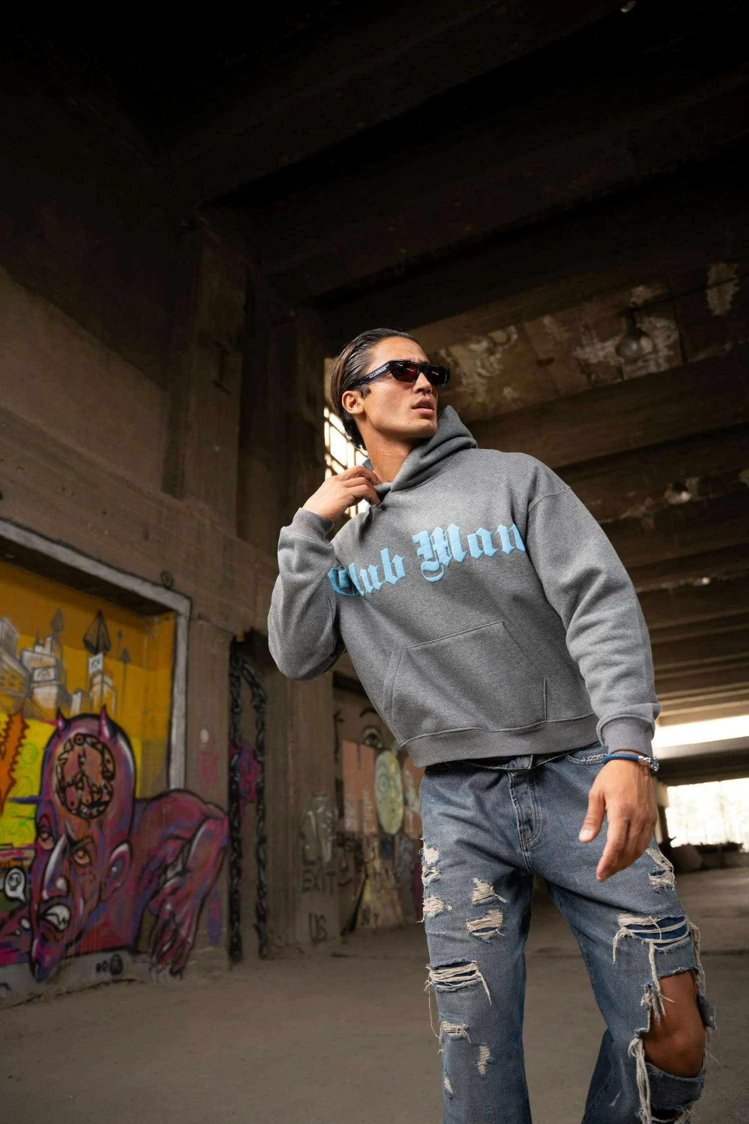 Clubman "UrbanBlue" Hoodie - Image 4