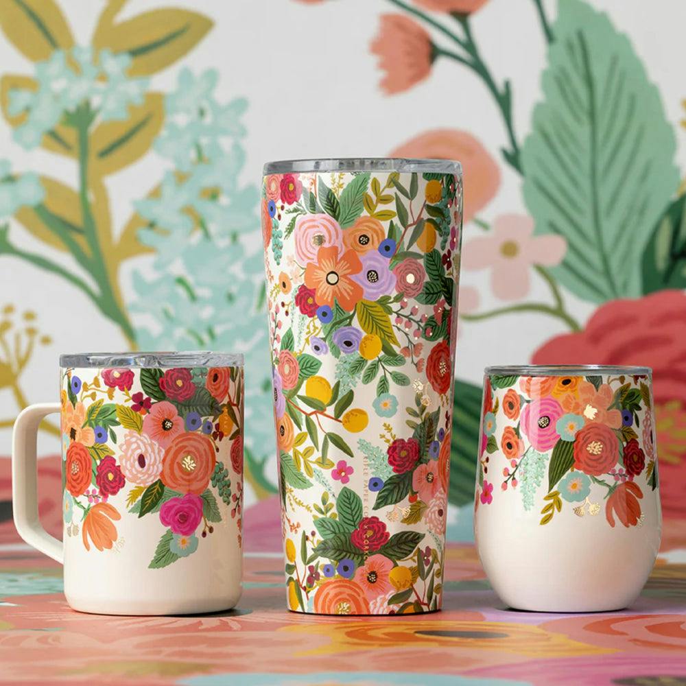 Corkcicle Tumbler - 750ml Rifle Paper - Garden Party Cream - Image 3