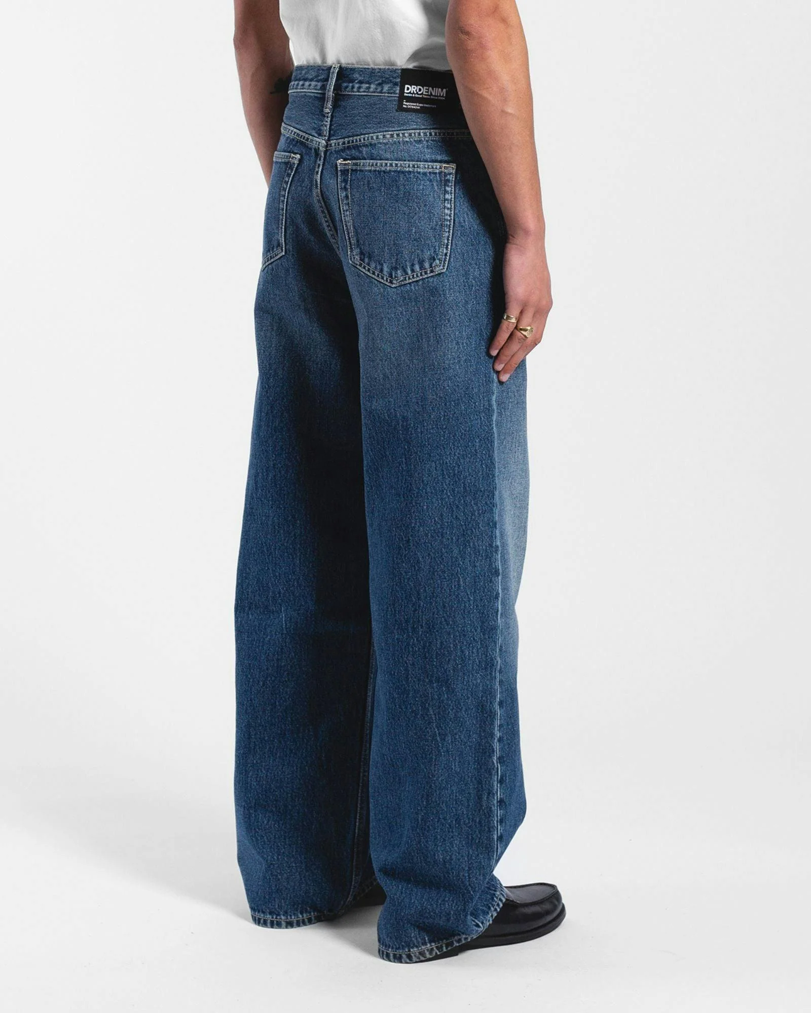 Cormac Baggy Jeans - Black Rinse Contrast - Image 8