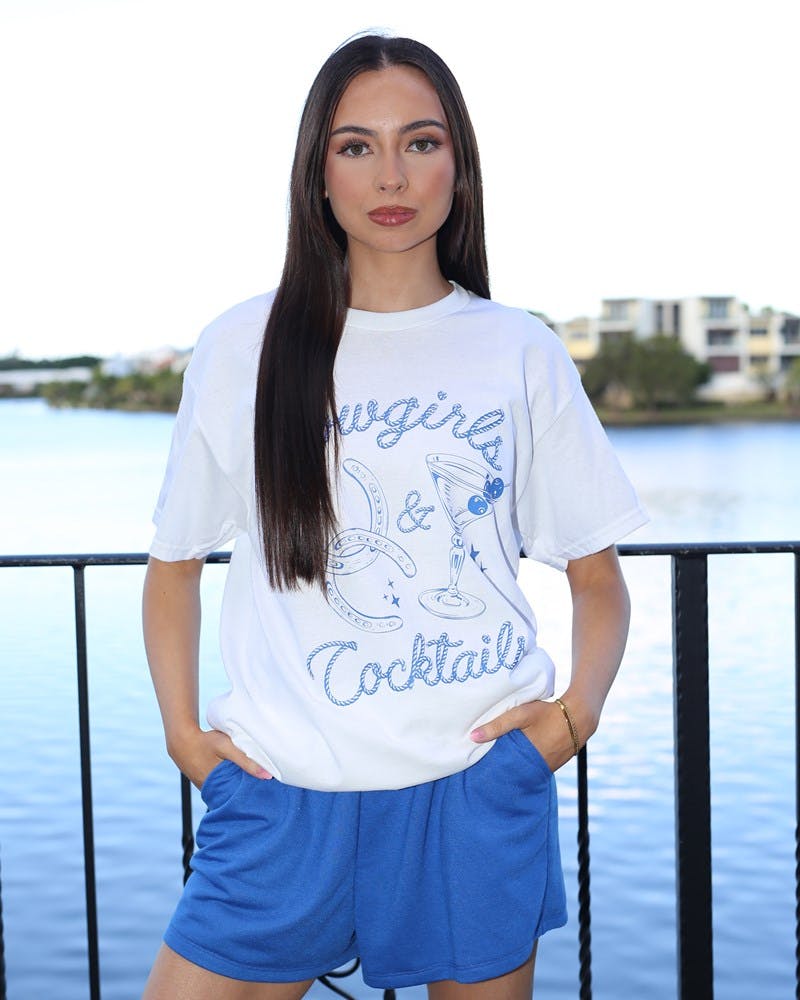 Cowgirls & Cocktails Tee - Image 3