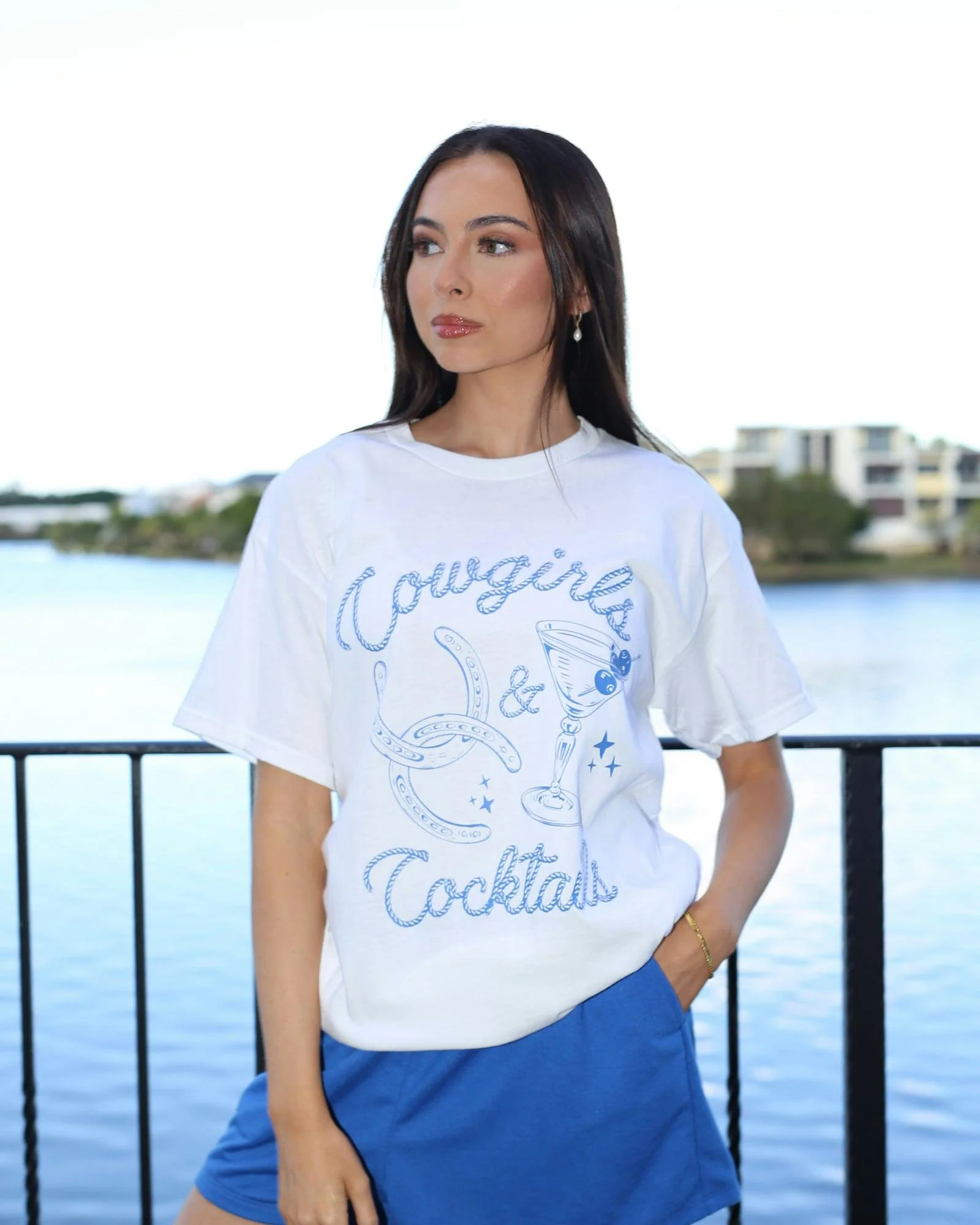 Cowgirls & Cocktails Tee - Image 6