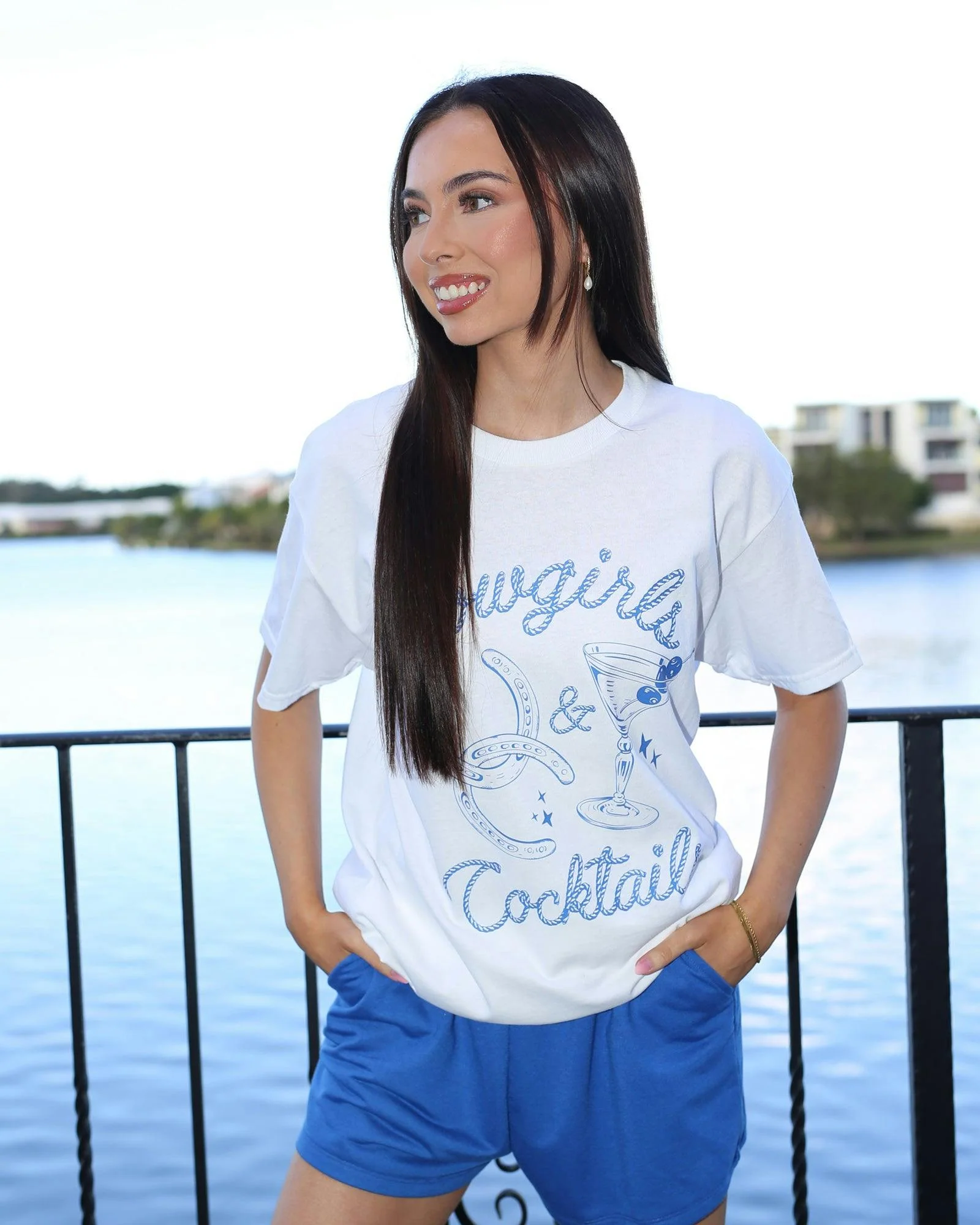 Cowgirls & Cocktails Tee - Image 8