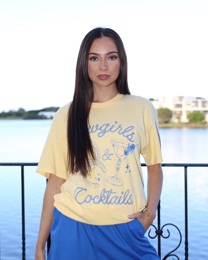 Cowgirls & Cocktails Tee - Image 3