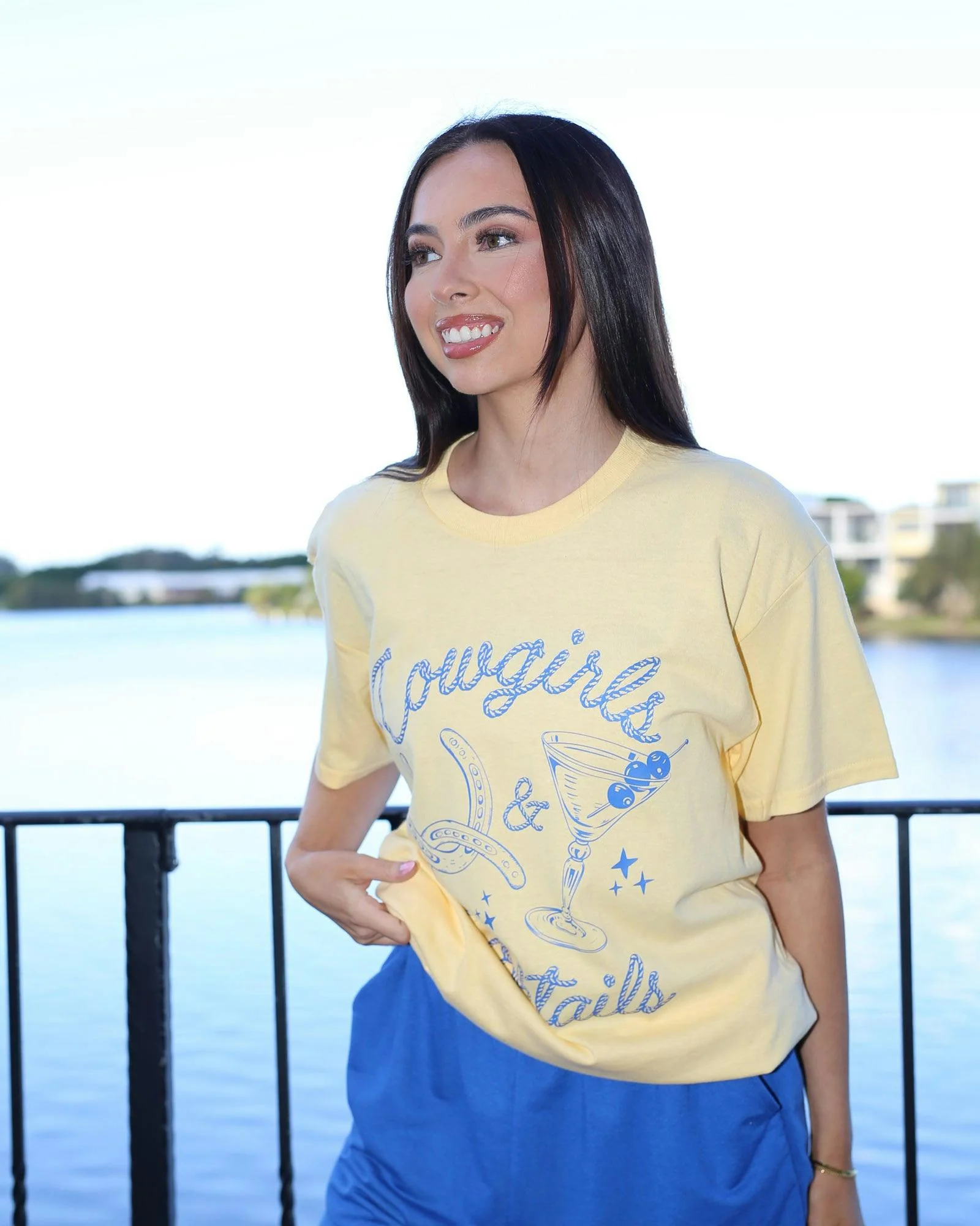 Cowgirls & Cocktails Tee - Image 7