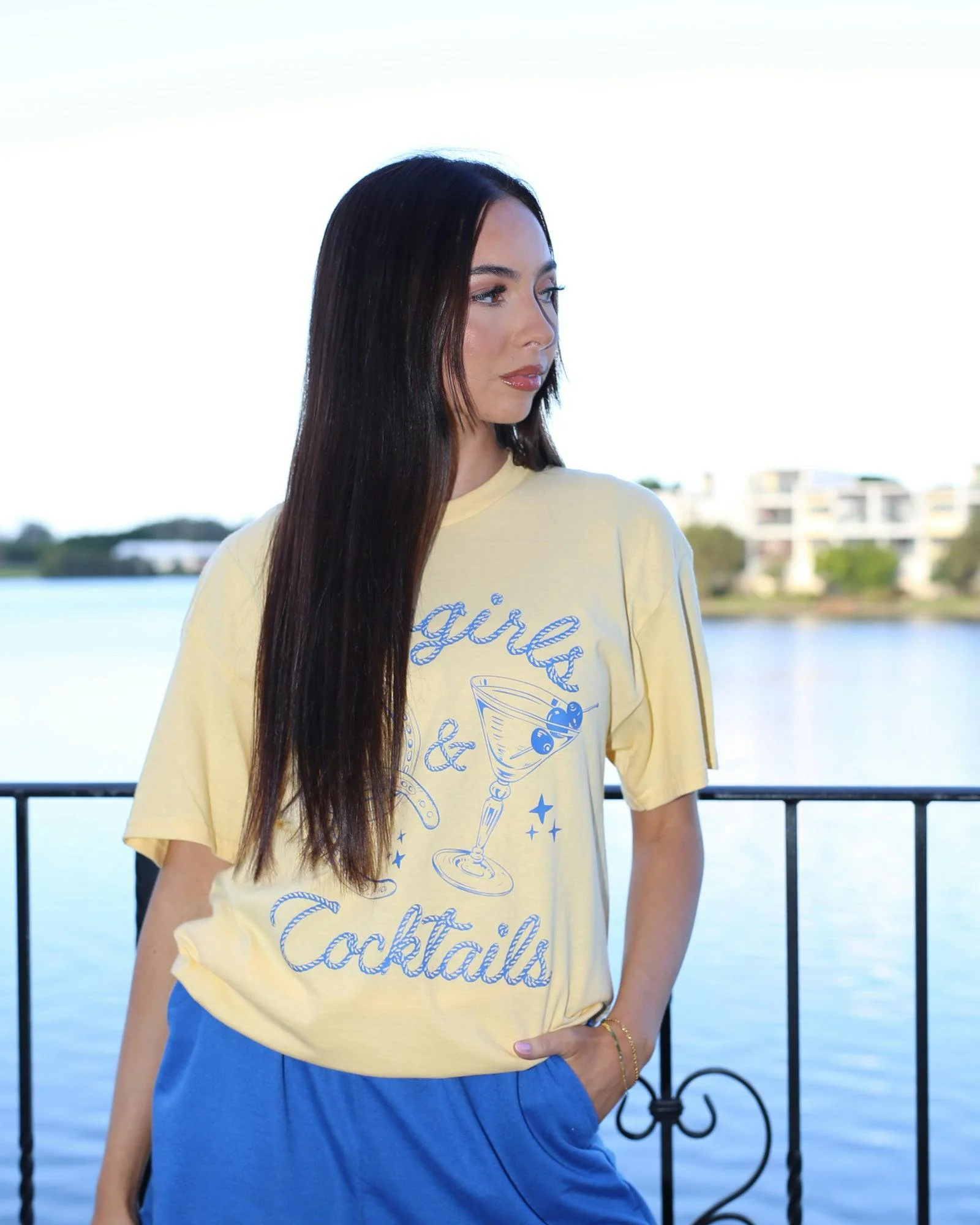 Cowgirls & Cocktails Tee - Image 8