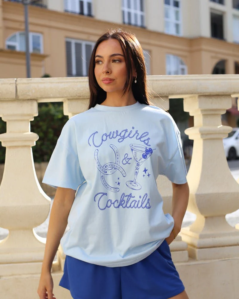 Cowgirls & Cocktails Tee - Image 3