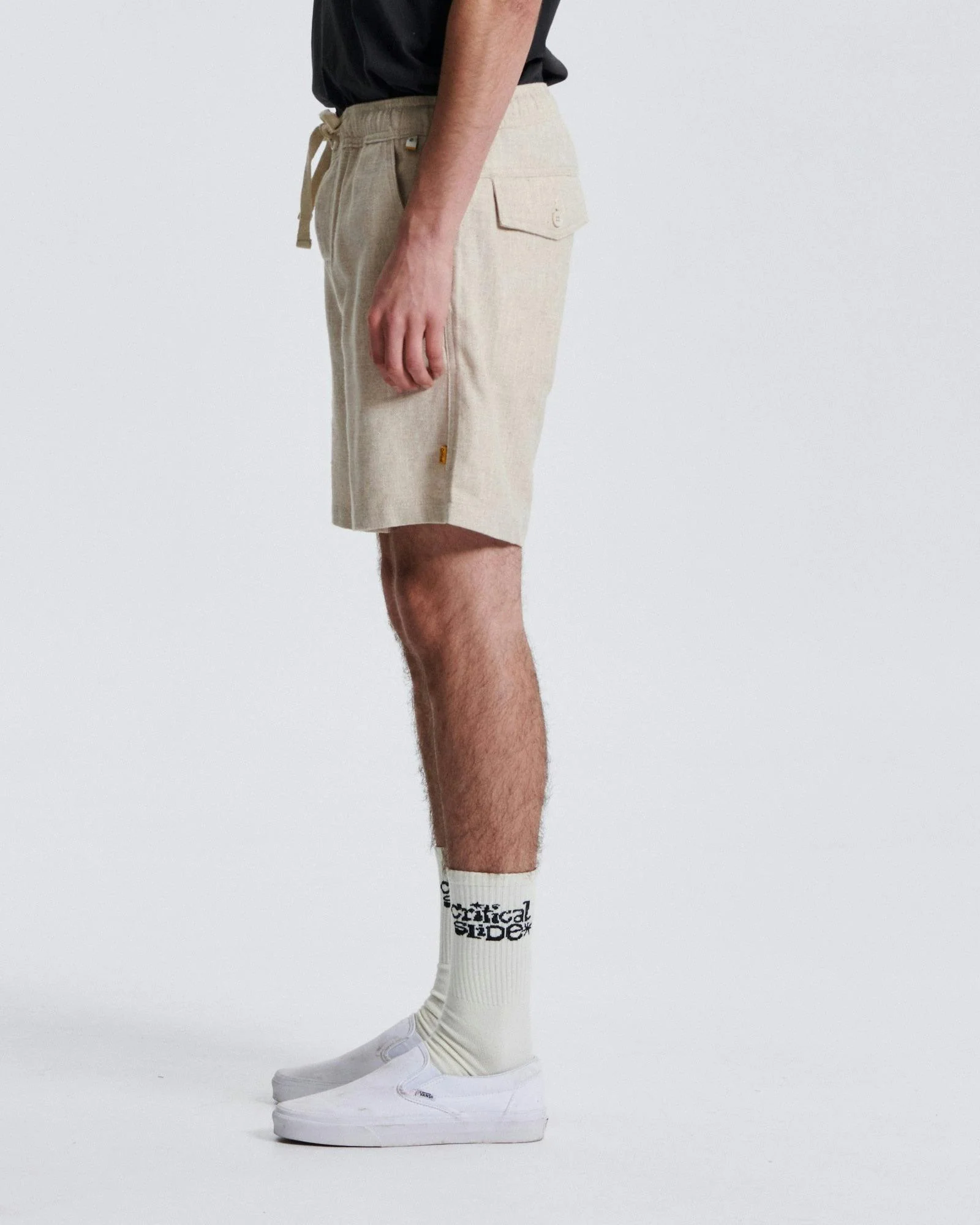 Cruiser Linen Short - Ecru - Image 2