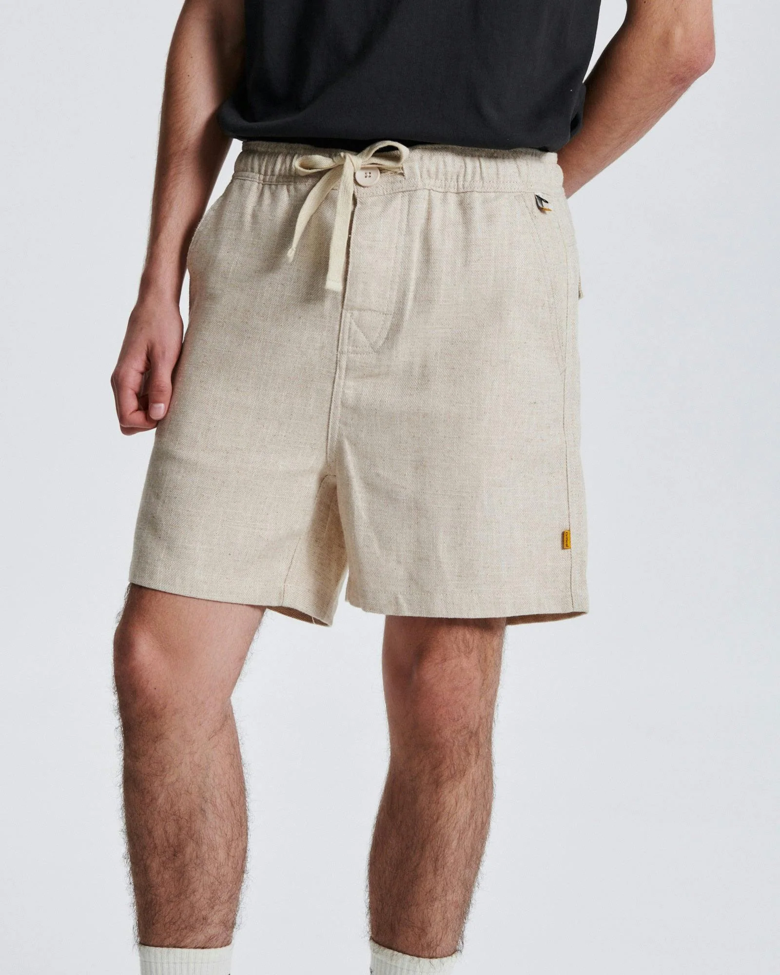 Cruiser Linen Short - Ecru - Image 5