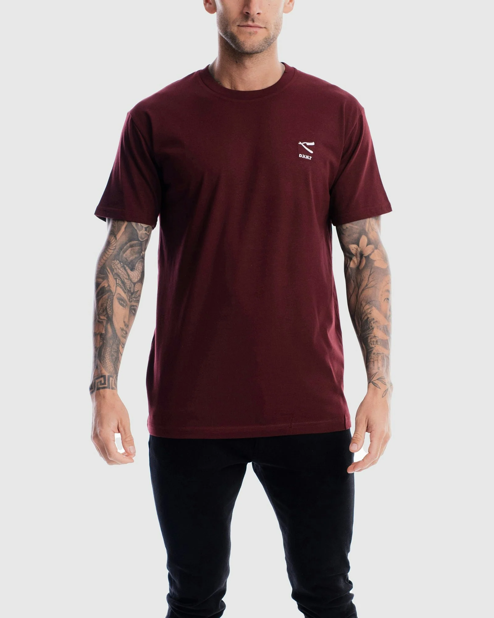 Cut Throat Embroidery Tee - Image 5