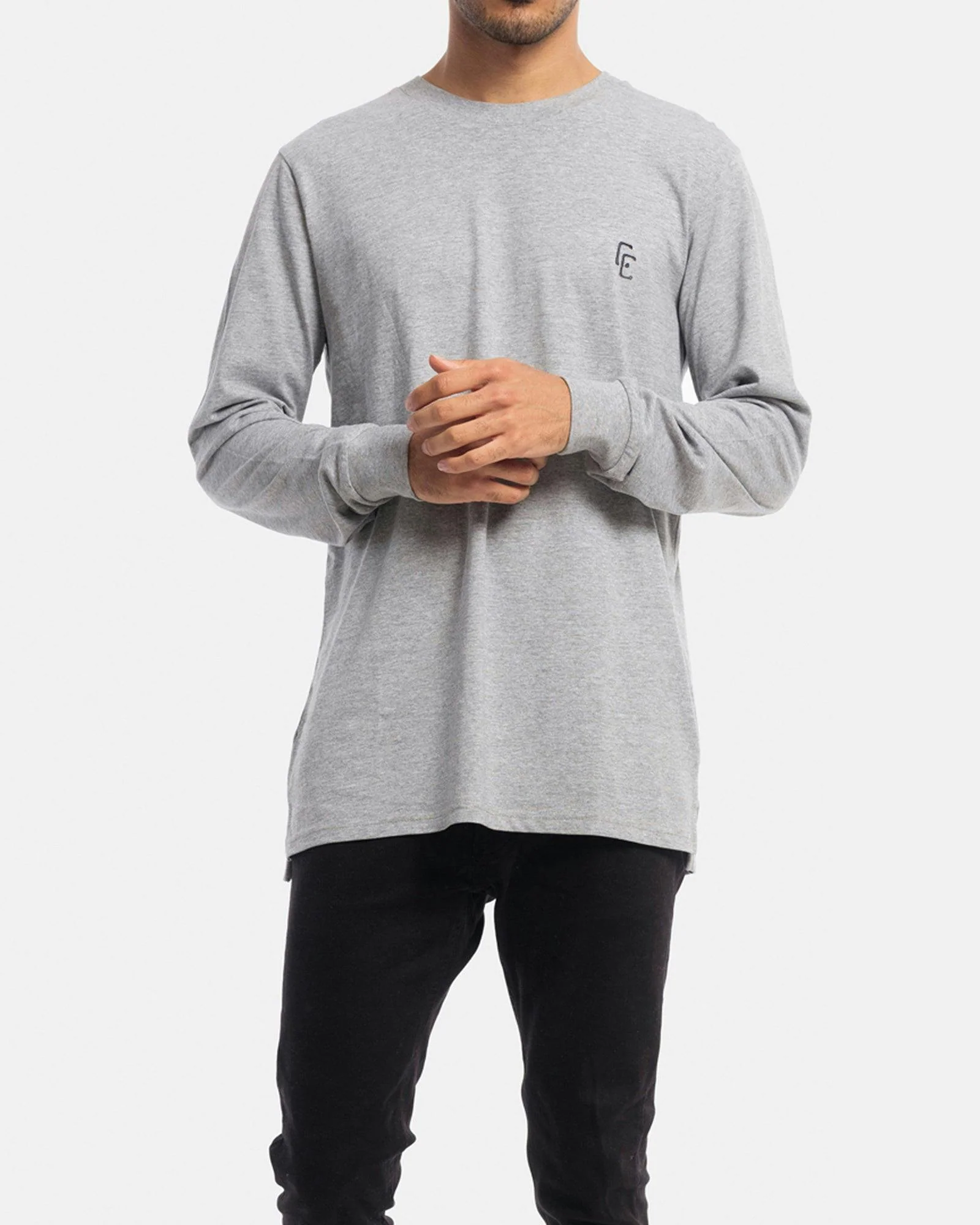 Cypher Embroidery Long Sleeve Tee - Image 3