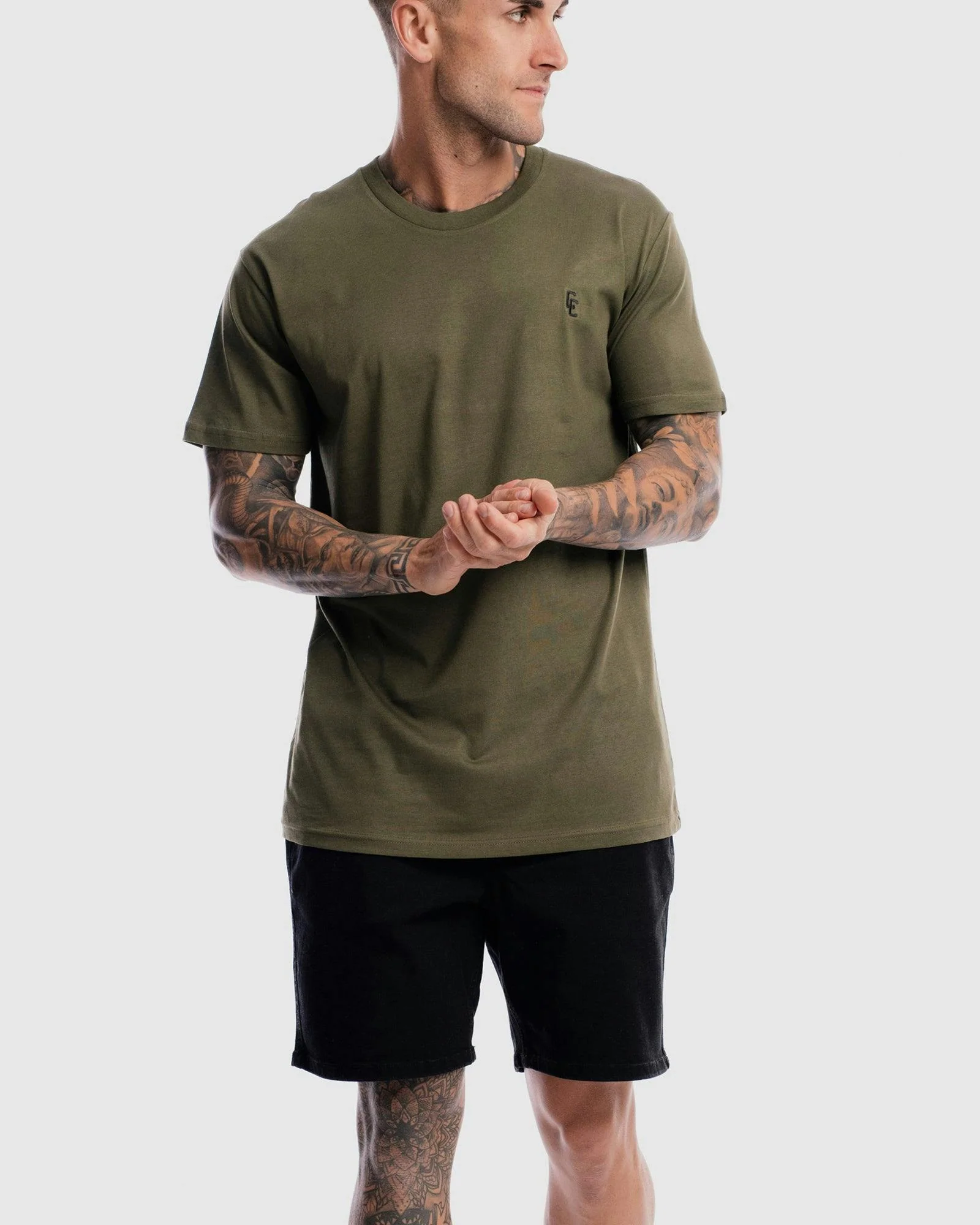 Cypher Embroidery Tee - Image 6
