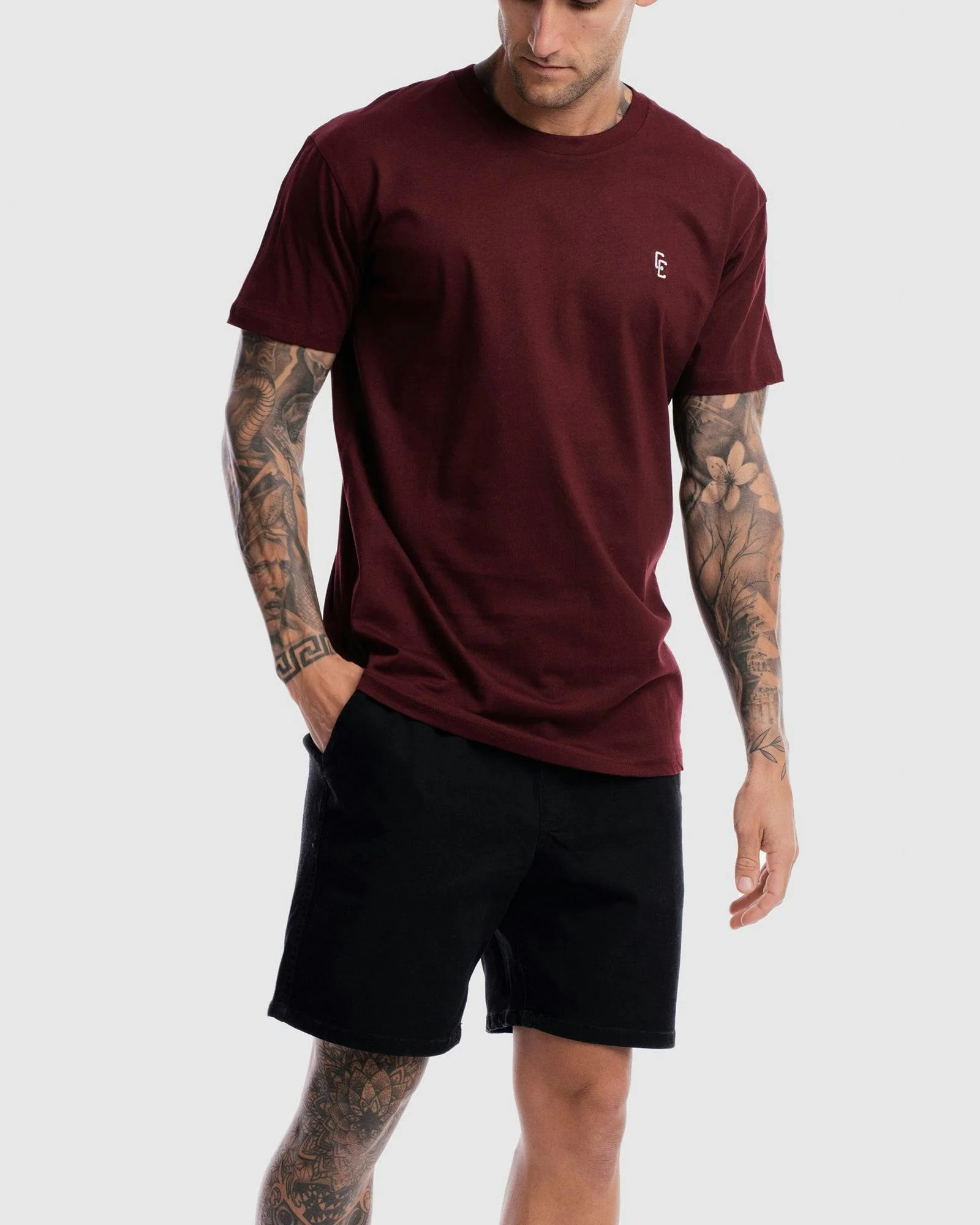 Cypher Embroidery Tee - Image 6