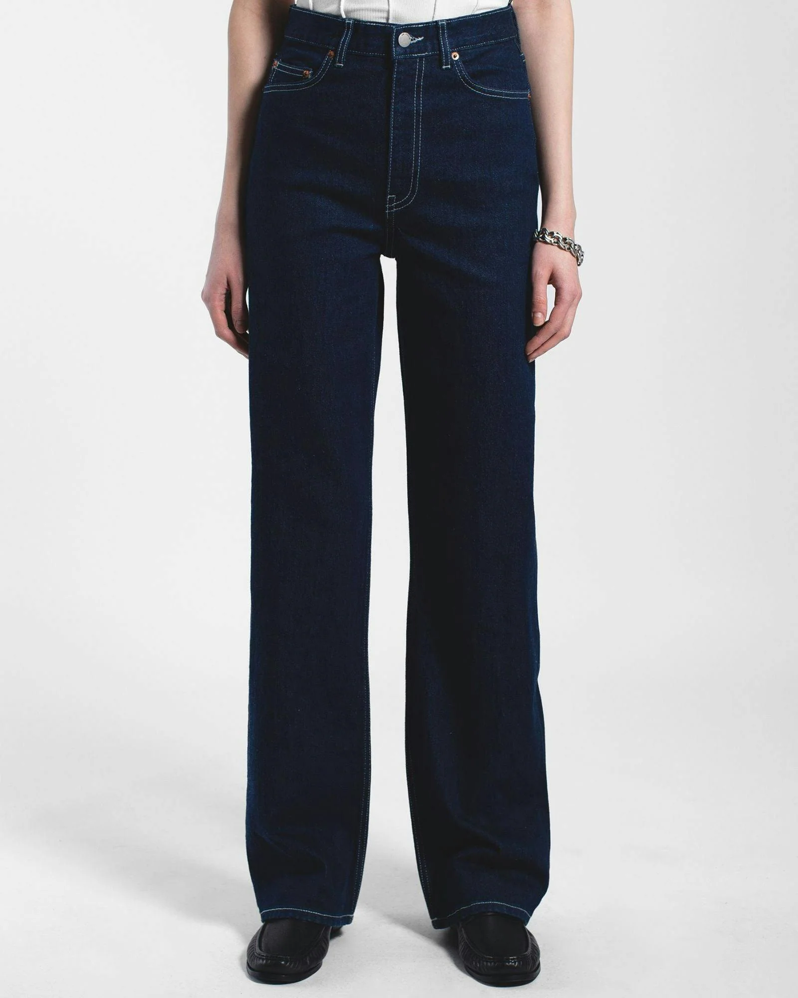 Echo High Straight Jeans - Bay Rinse Contrast - Image 2