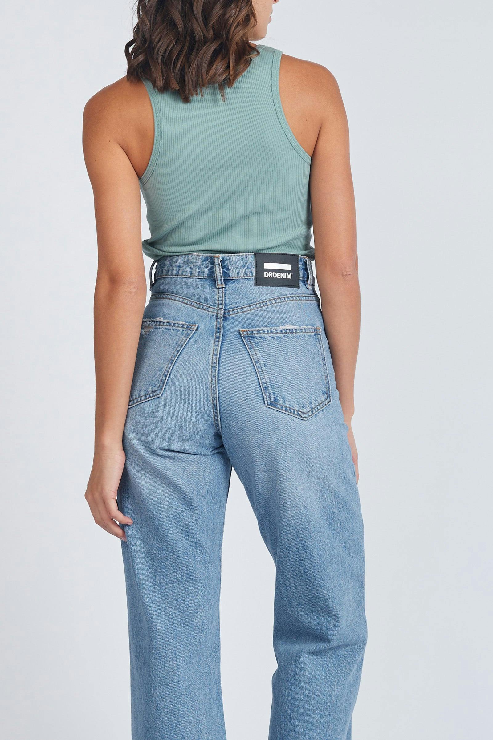 Echo High Straight Jeans - Blue Jay - Image 4