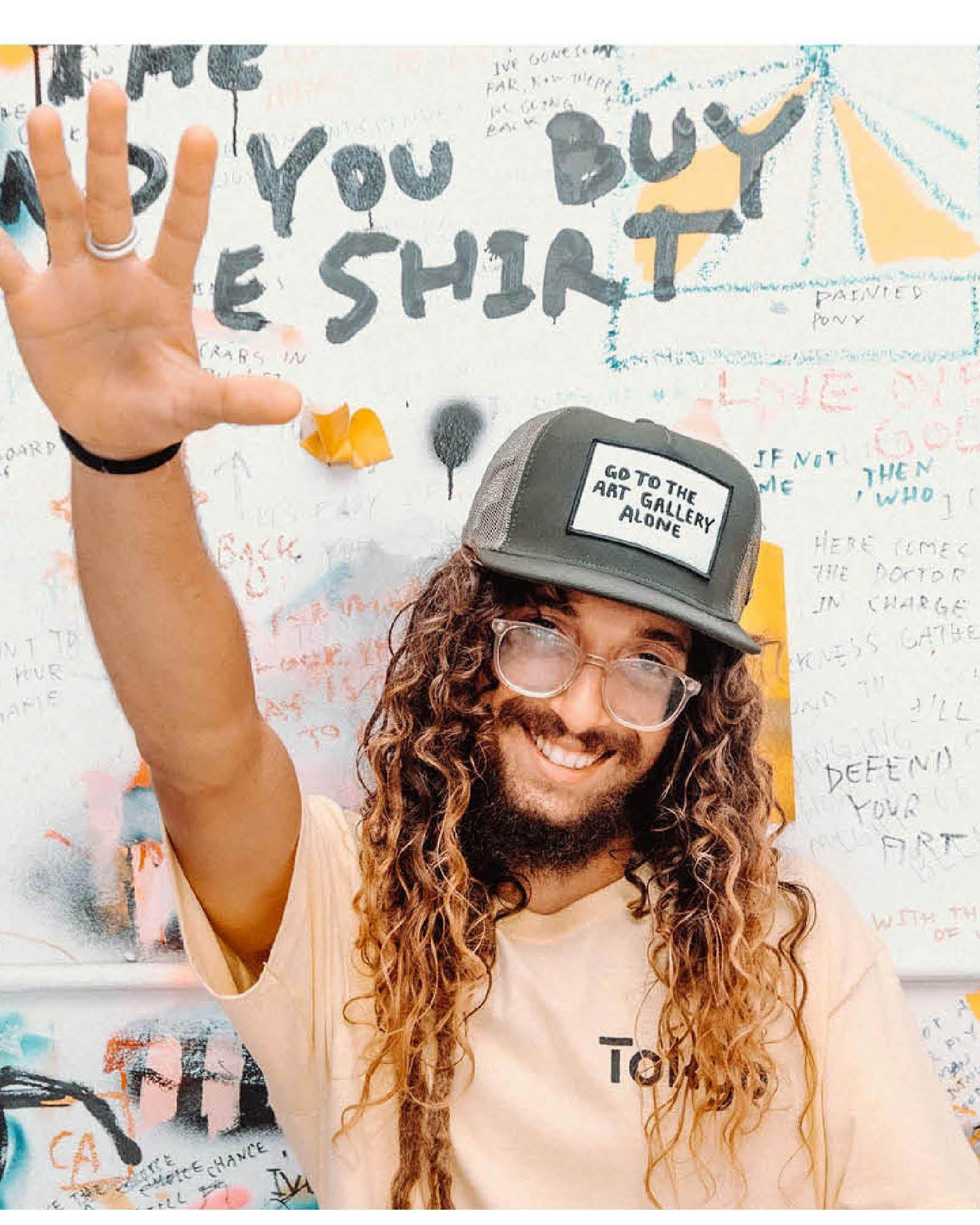 FBS x Marty Baptist - Art Gallery Trucker Cap Army Green - Image 2