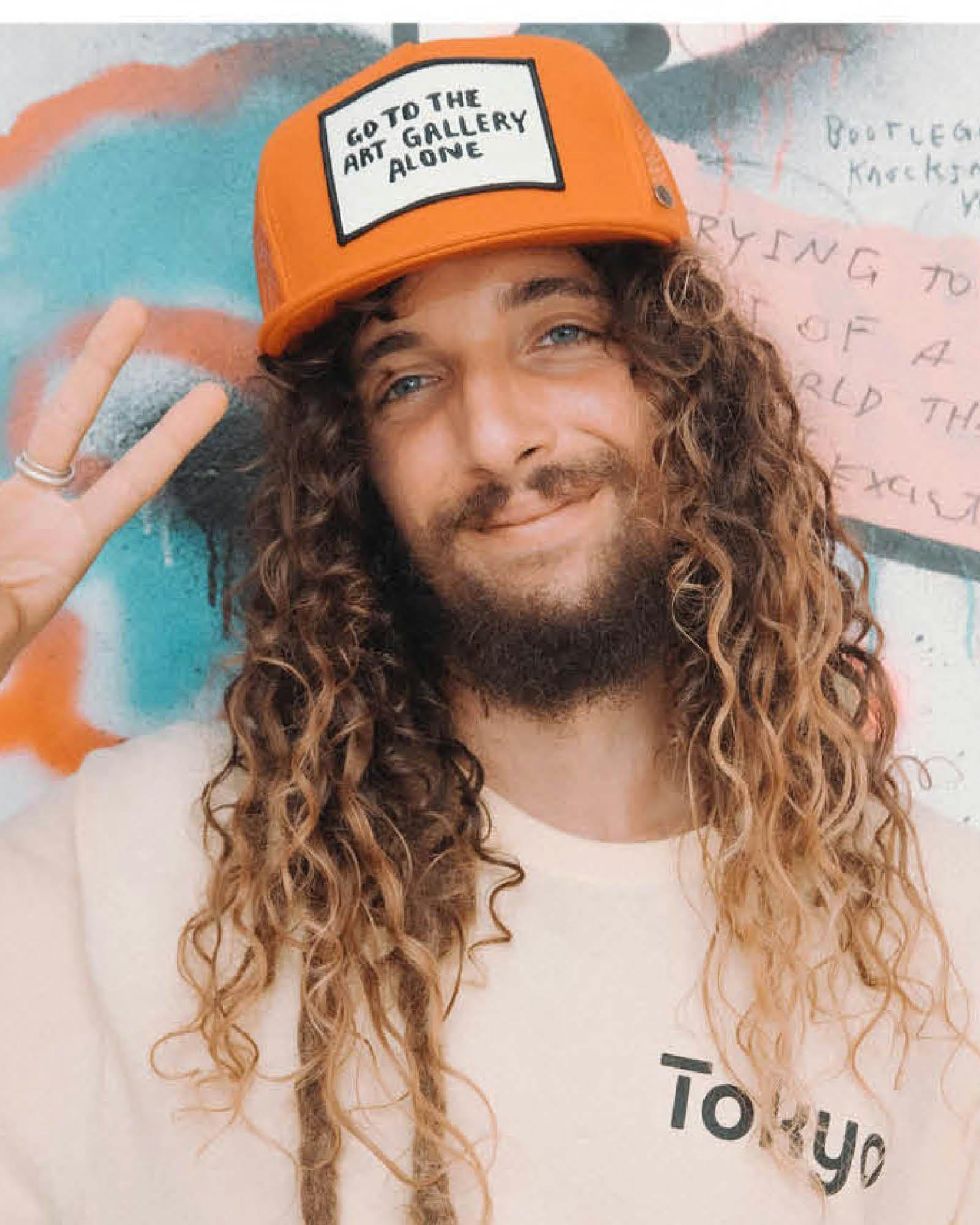 FBS x Marty Baptist - Art Gallery Trucker Cap Red - Image 2