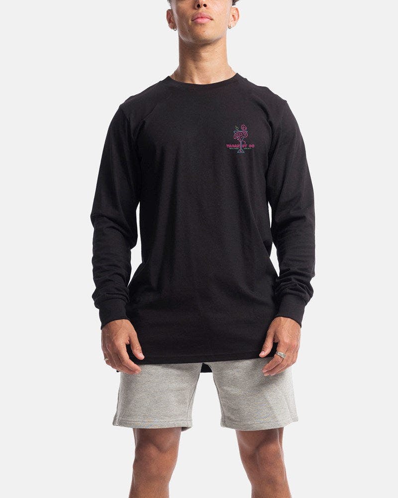 Flamingo Club Long Sleeve Tee - Image 2