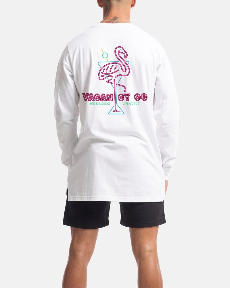 Flamingo Club Long Sleeve Tee - Image 3
