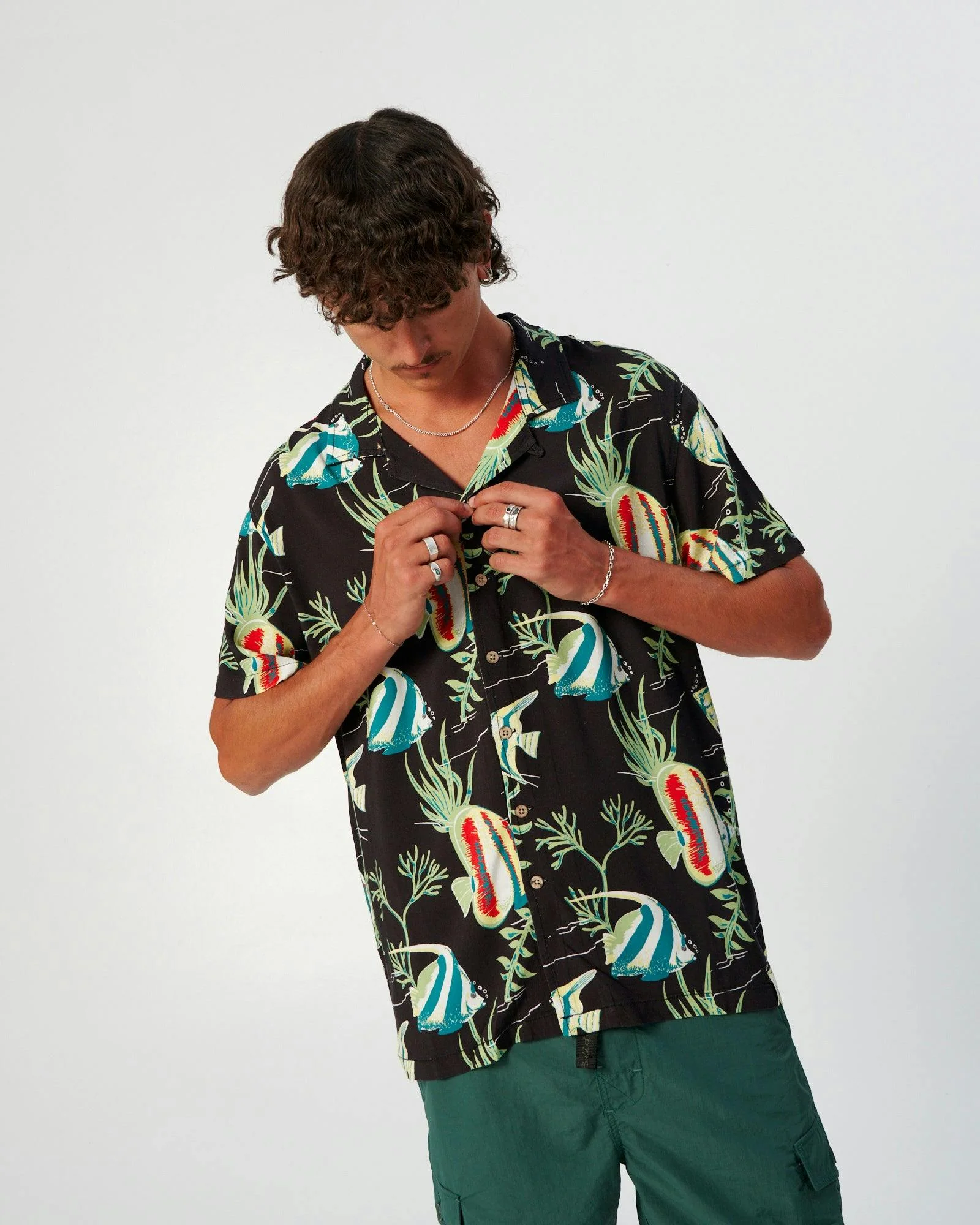 Gilligans Resort Shirt - Black