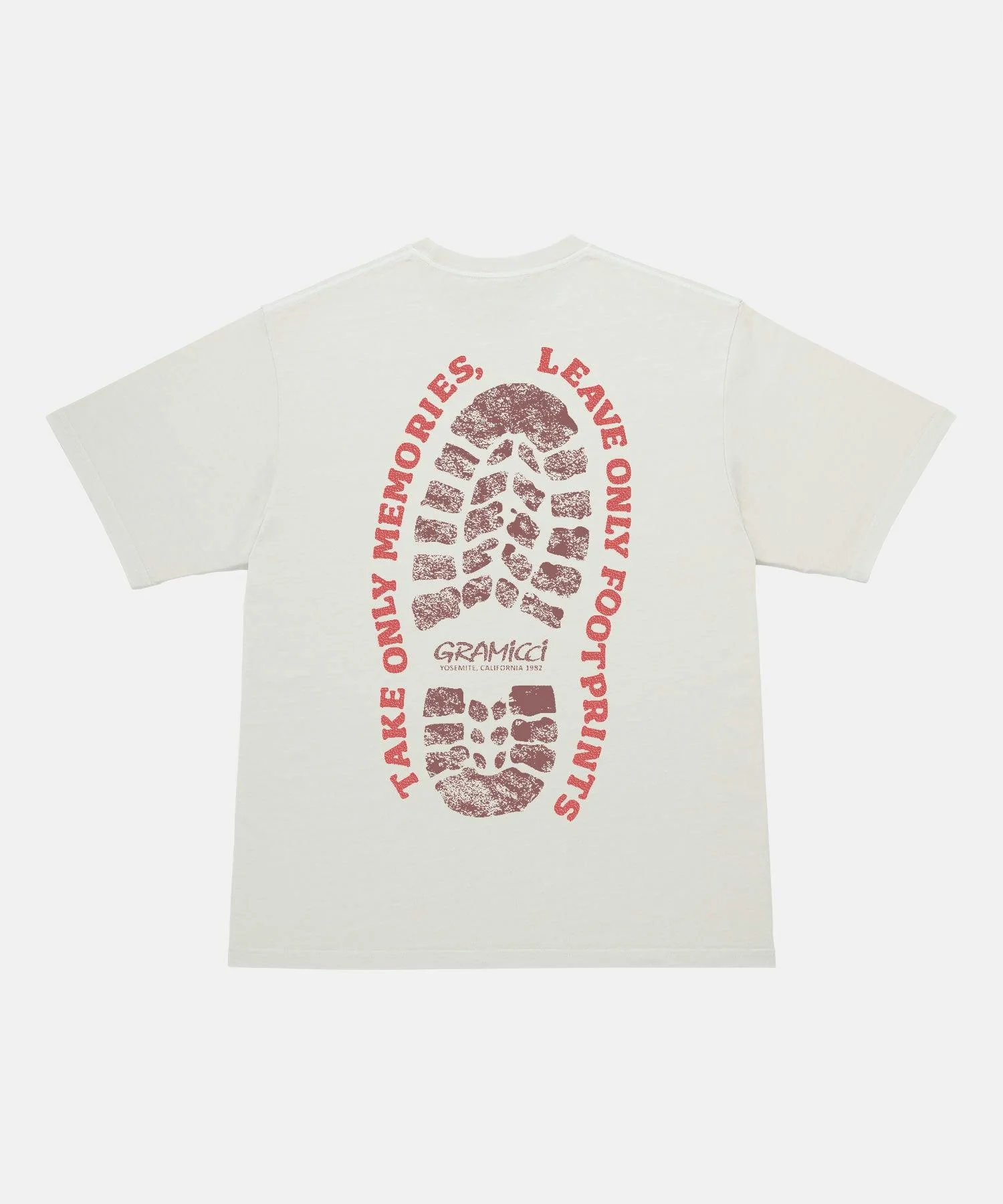 Gramicci Footprints Tee in Natural Pigment - Image 5