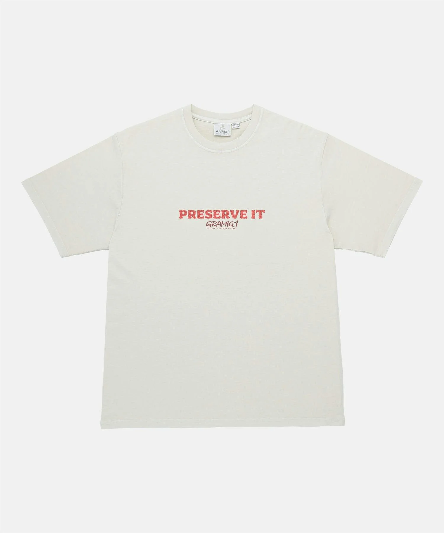 Gramicci Footprints Tee in Natural Pigment - Image 6